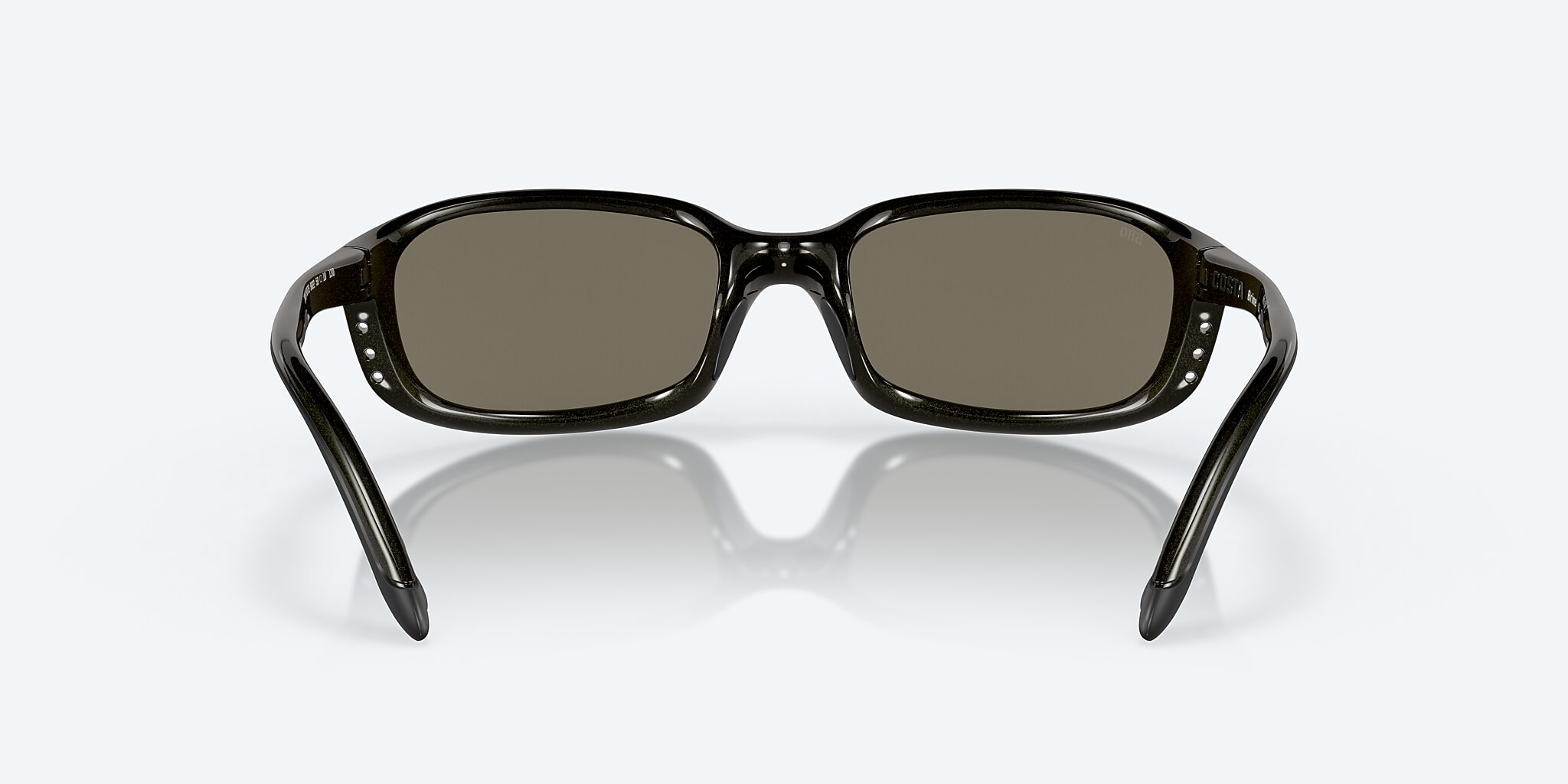 Lunettes de soleil Costa Brine S (59-18) avec Effet miroir Bleu verre et Bronze nickelé monture Image 4 de 7