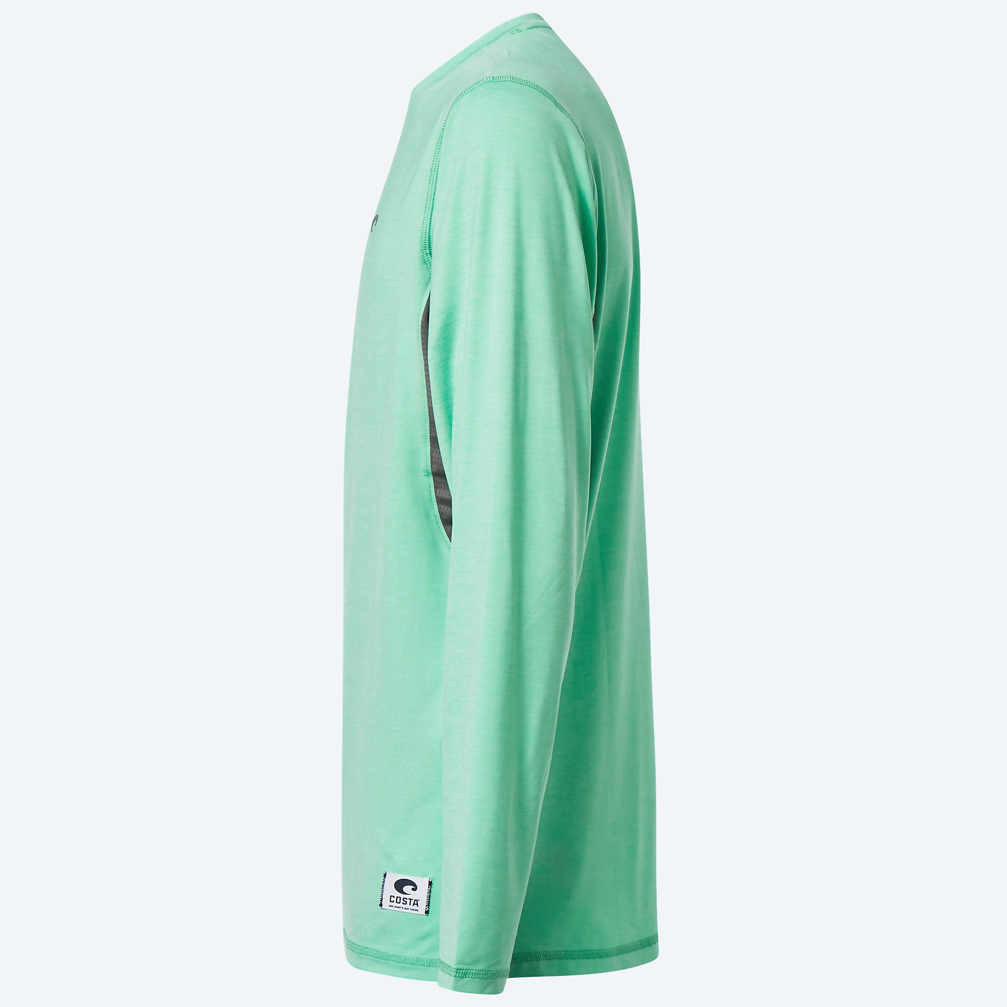 Apparel Fresh Mint Costa LS Voyager Performance Shirt Image 3 of 3 Apparel Fresh Mint Costa LS Voyager Performance Shirt Image 3 of 3