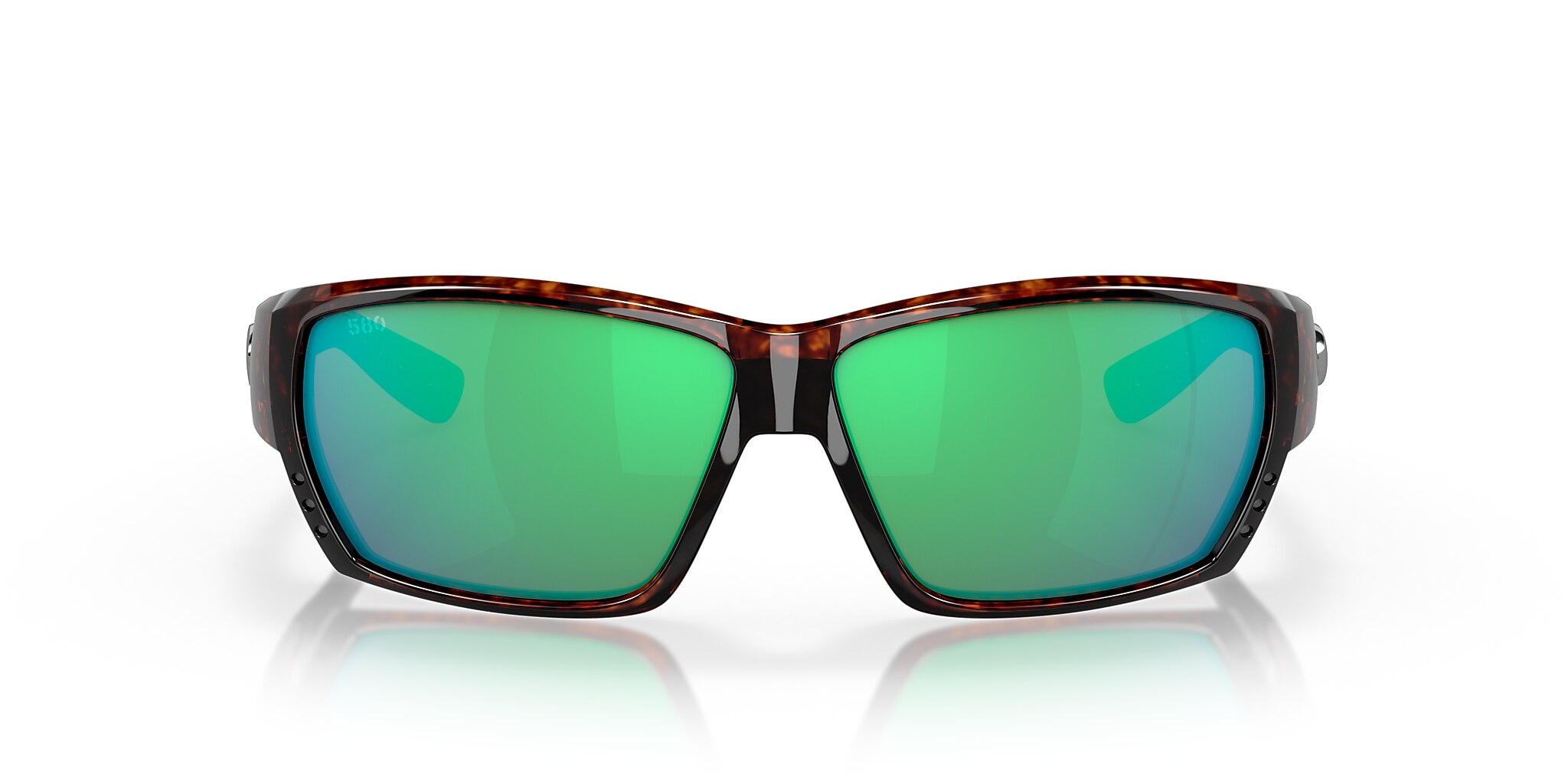 tunamayo  Costa Tuna Alley XL (62-11) with Green Mirror lenses and Tortoise