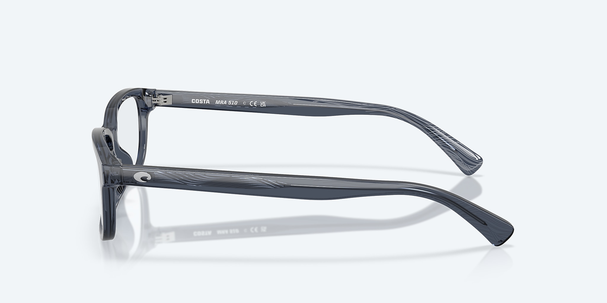 Eyeglasses Costa Mariana Trench 510 S (53-15) with DEMO LENS lens and Abyss Blue frame Image 3 of 7 Eyeglasses Costa Mariana Trench 510 S (53-15) with DEMO LENS lens and Abyss Blue frame Image 3 of 7