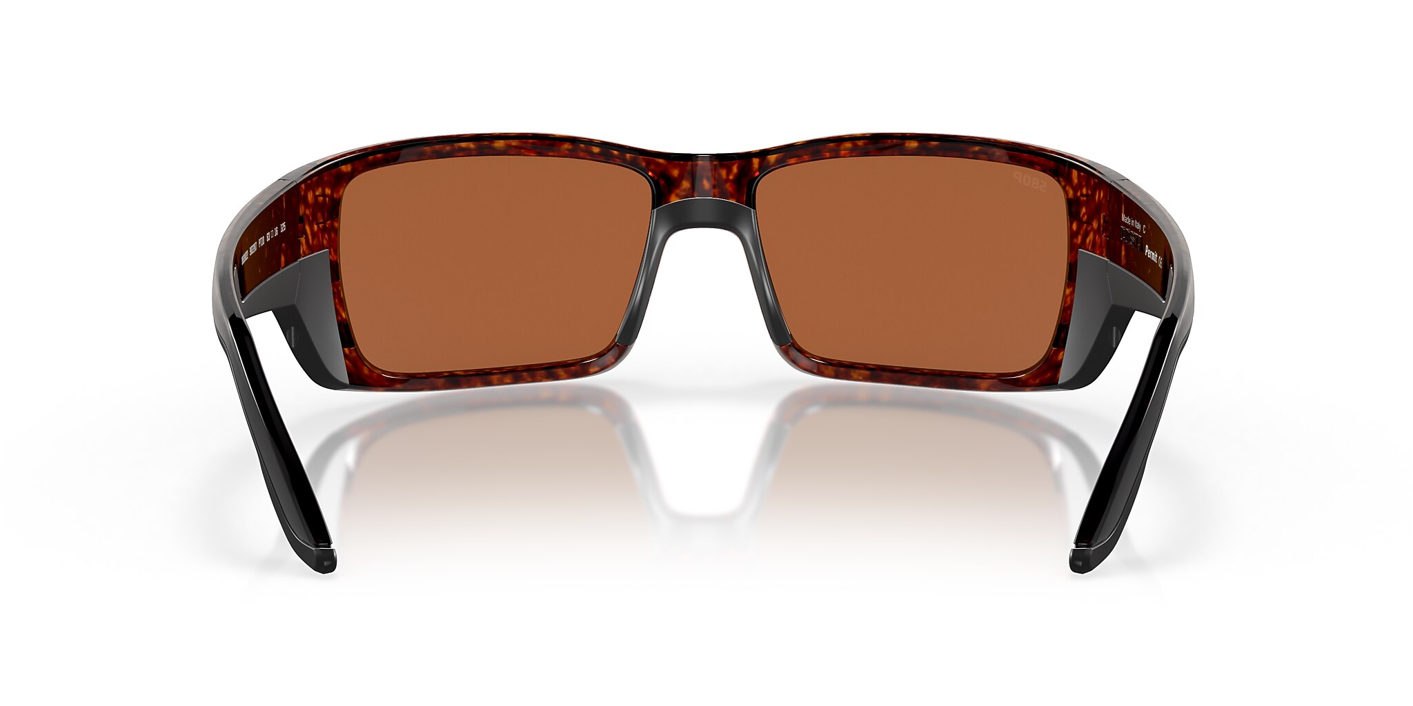 Costa Permit XL (63-16) with Green Mirror lenses and Tortoise