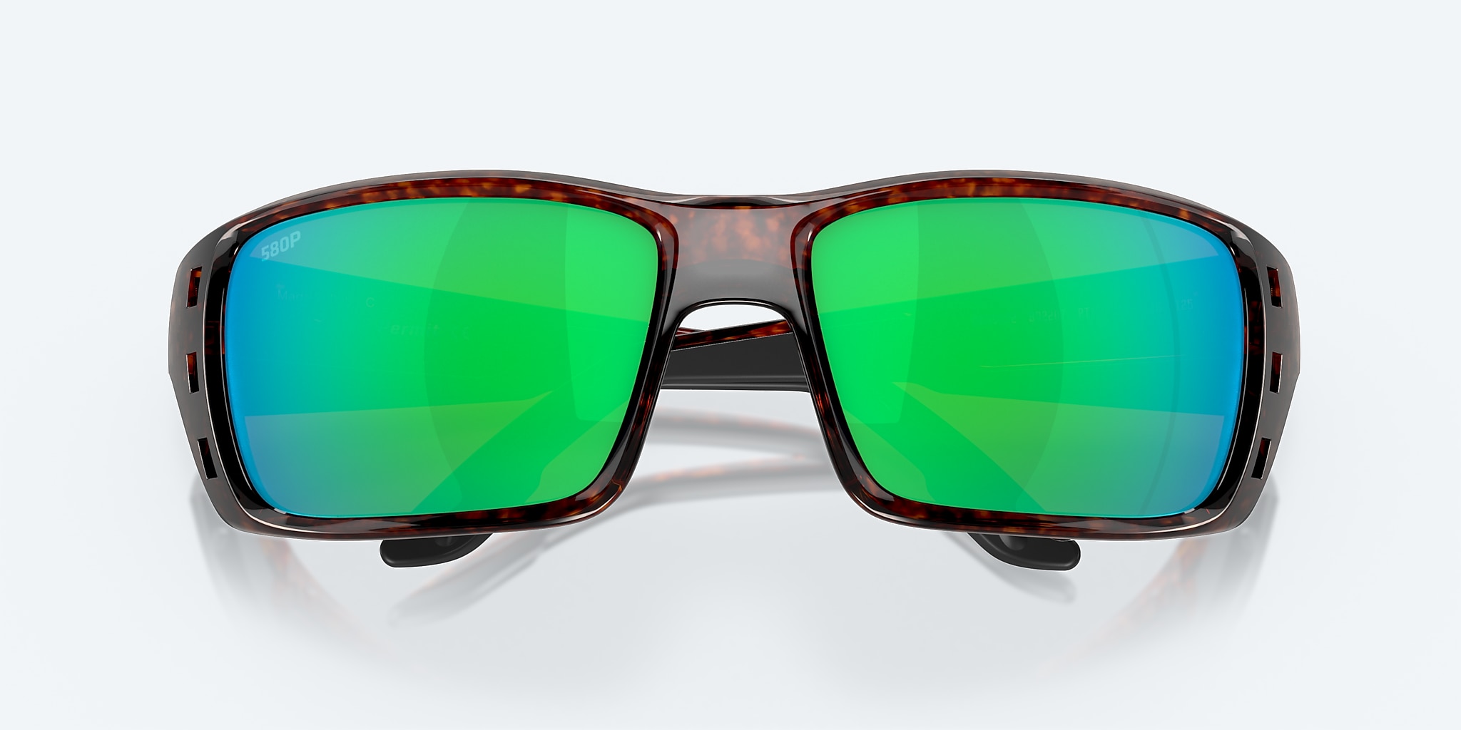 Lunettes de soleil Costa Permit XL (63-16) avec Effet miroir Vert verre et Écaille de tortue monture Image 5 de 7 Lunettes de soleil Costa Permit XL (63-16) avec Effet miroir Vert verre et Écaille de tortue monture Image 5 de 7