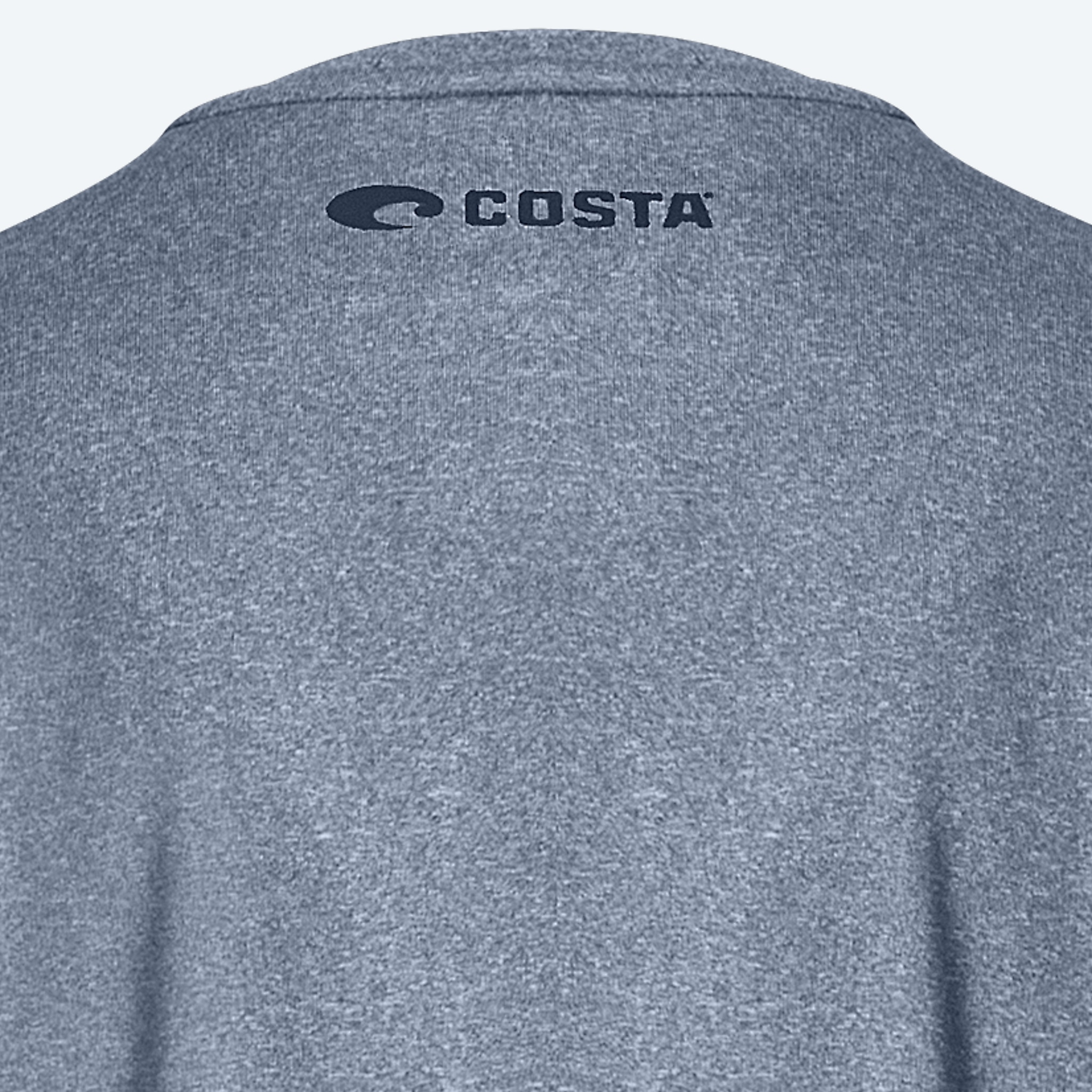 Apparel Navy Blue Heather Costa Voyage Performance LS Image 4 of 4 Apparel Navy Blue Heather Costa Voyage Performance LS Image 4 of 4