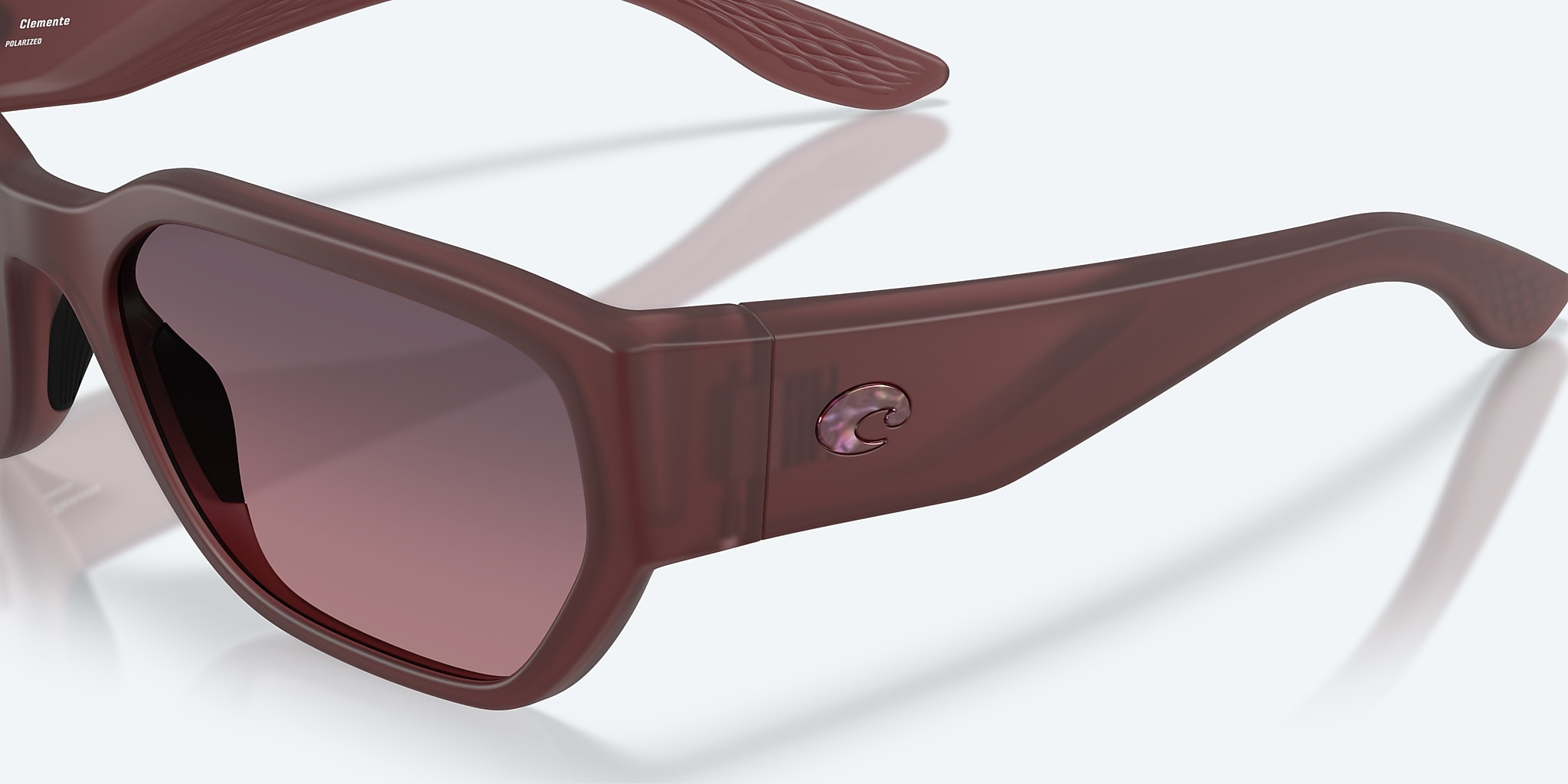 Sunglasses Costa Clemente XL (58-19) with Rose Gradient lens and Matt Stormy Sunset frame Image 6 of 7 Sunglasses Costa Clemente XL (58-19) with Rose Gradient lens and Matt Stormy Sunset frame Image 6 of 7