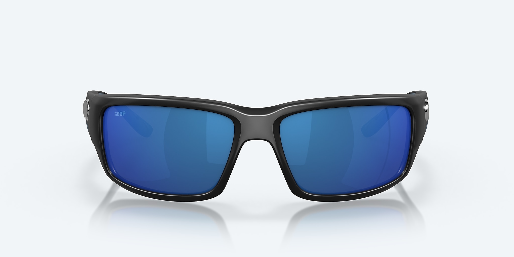 Sunglasses Costa Fantail M (59-14) with Blue Mirror lens and Matte Black frame Image 2 of 7 Sunglasses Costa Fantail M (59-14) with Blue Mirror lens and Matte Black frame Image 2 of 7