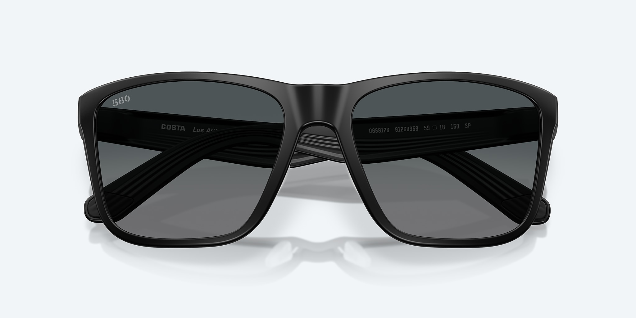 Sunglasses Costa Los Alijos XL (59-18) with Gray Gradient lens and Matte Black frame Image 5 of 8 Sunglasses Costa Los Alijos XL (59-18) with Gray Gradient lens and Matte Black frame Image 5 of 8