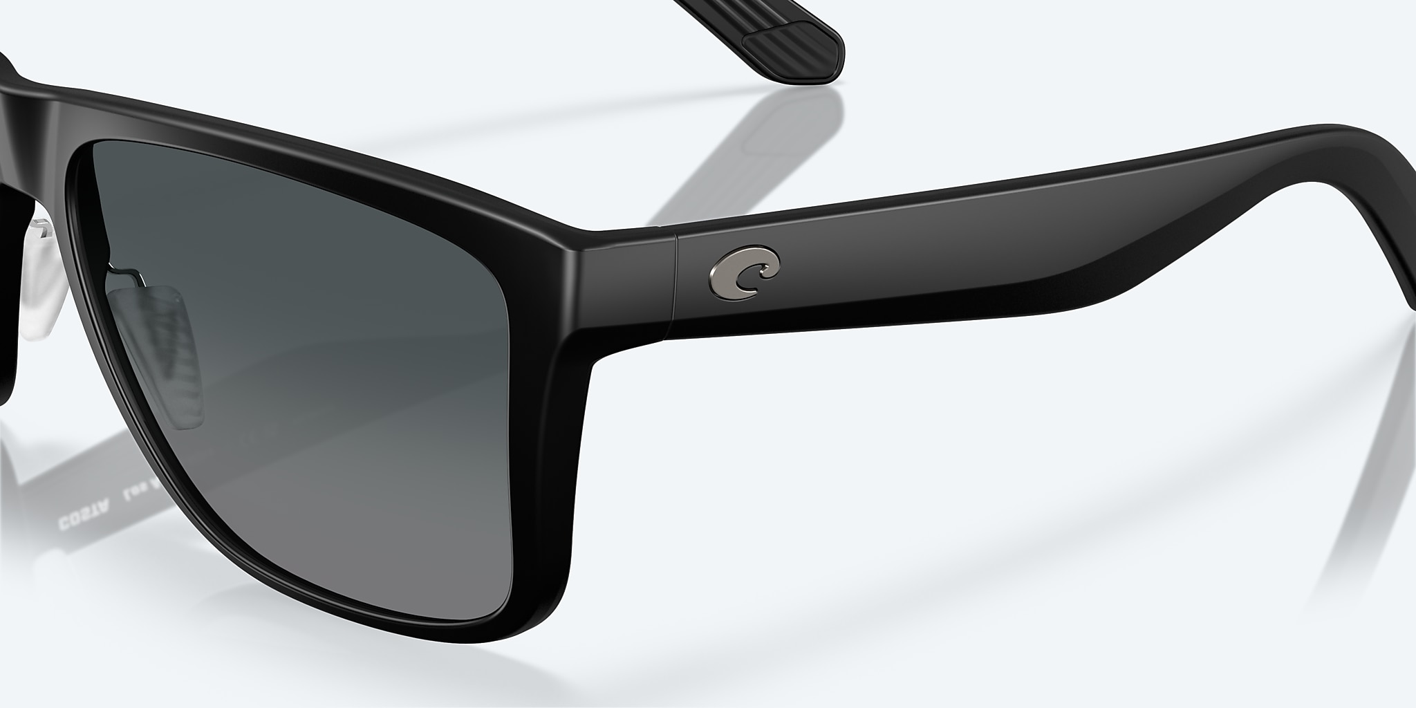 Sunglasses Costa Los Alijos XL (59-18) with Gray Gradient lens and Matte Black frame Image 6 of 8 Sunglasses Costa Los Alijos XL (59-18) with Gray Gradient lens and Matte Black frame Image 6 of 8