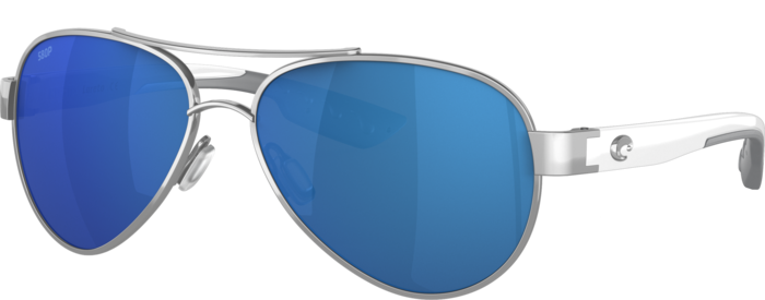 Loreto Polarized Sunglasses in Copper Silver Mirror | Costa