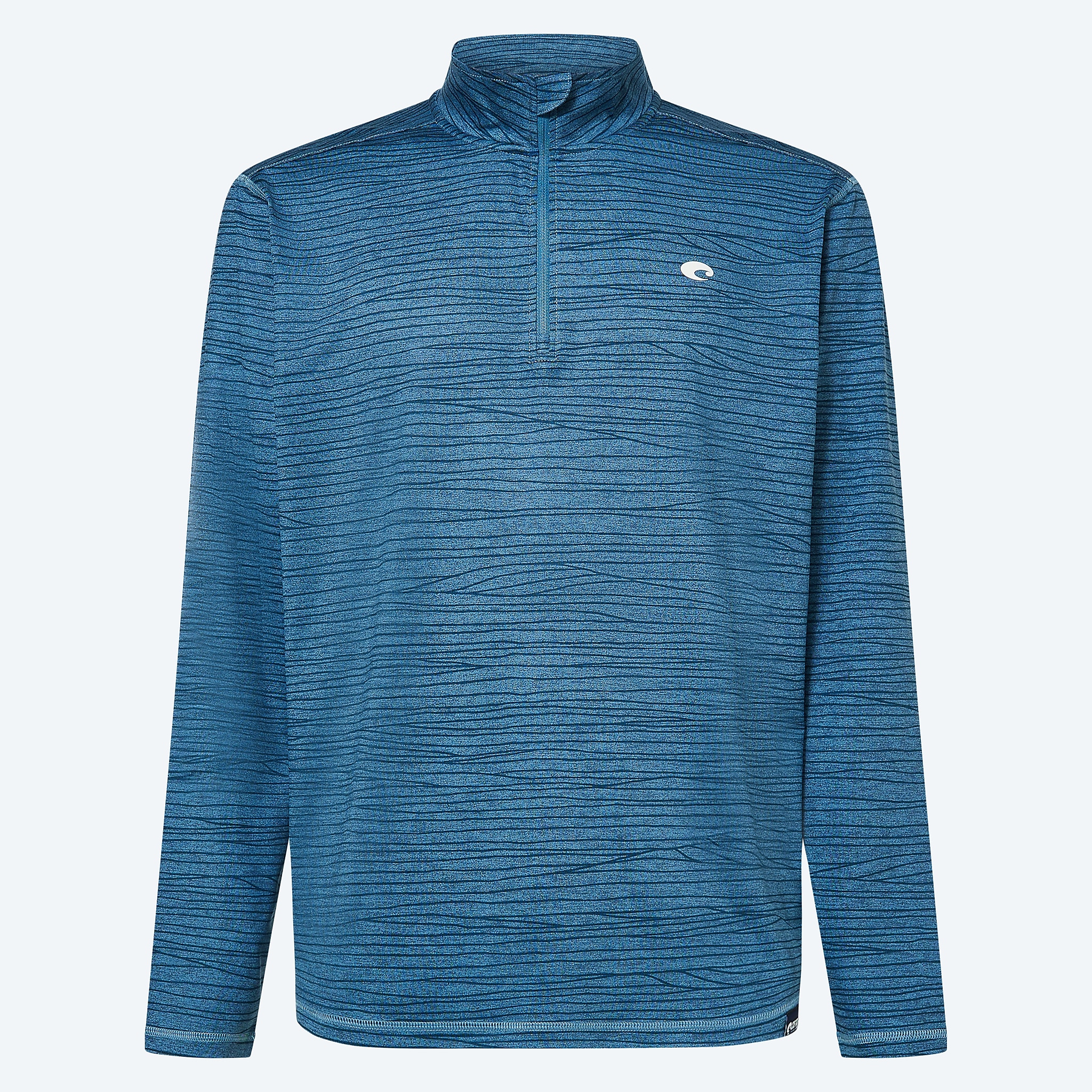 Apparel Tide Print Blue Costa Voyager Quarter-Zip Pullover Image 1 of 3 Apparel Tide Print Blue Costa Voyager Quarter-Zip Pullover Image 1 of 3