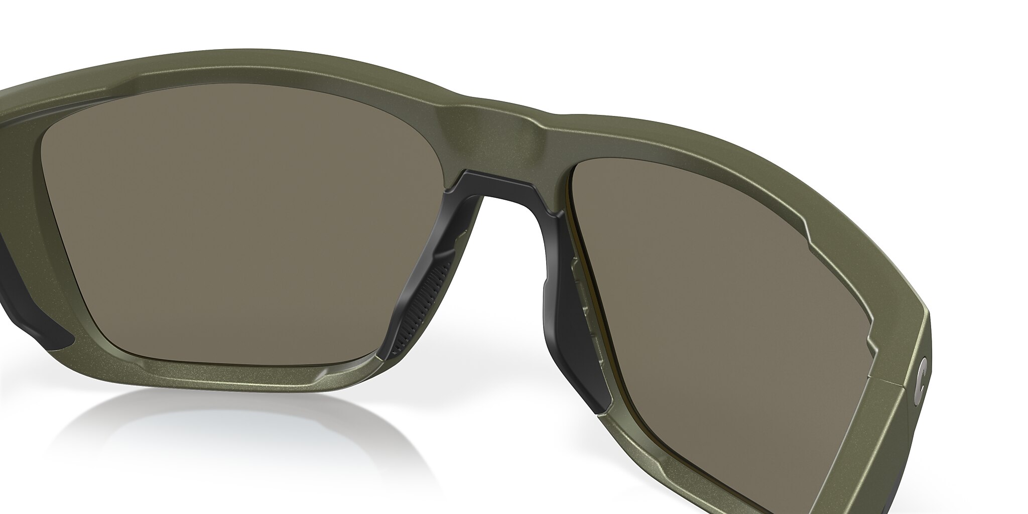 Costa Ferg L (59-16) with Blue Mirror lenses and Moss Metallic