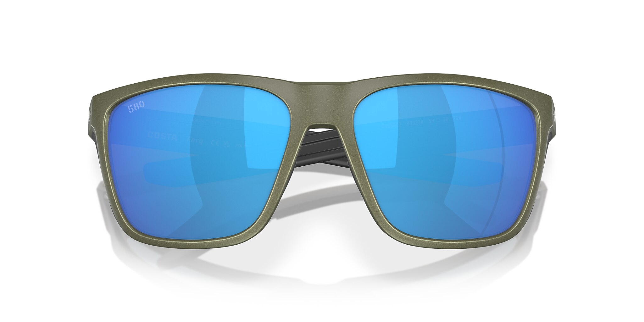 Costa Ferg L (59-16) with Blue Mirror lenses and Moss Metallic
