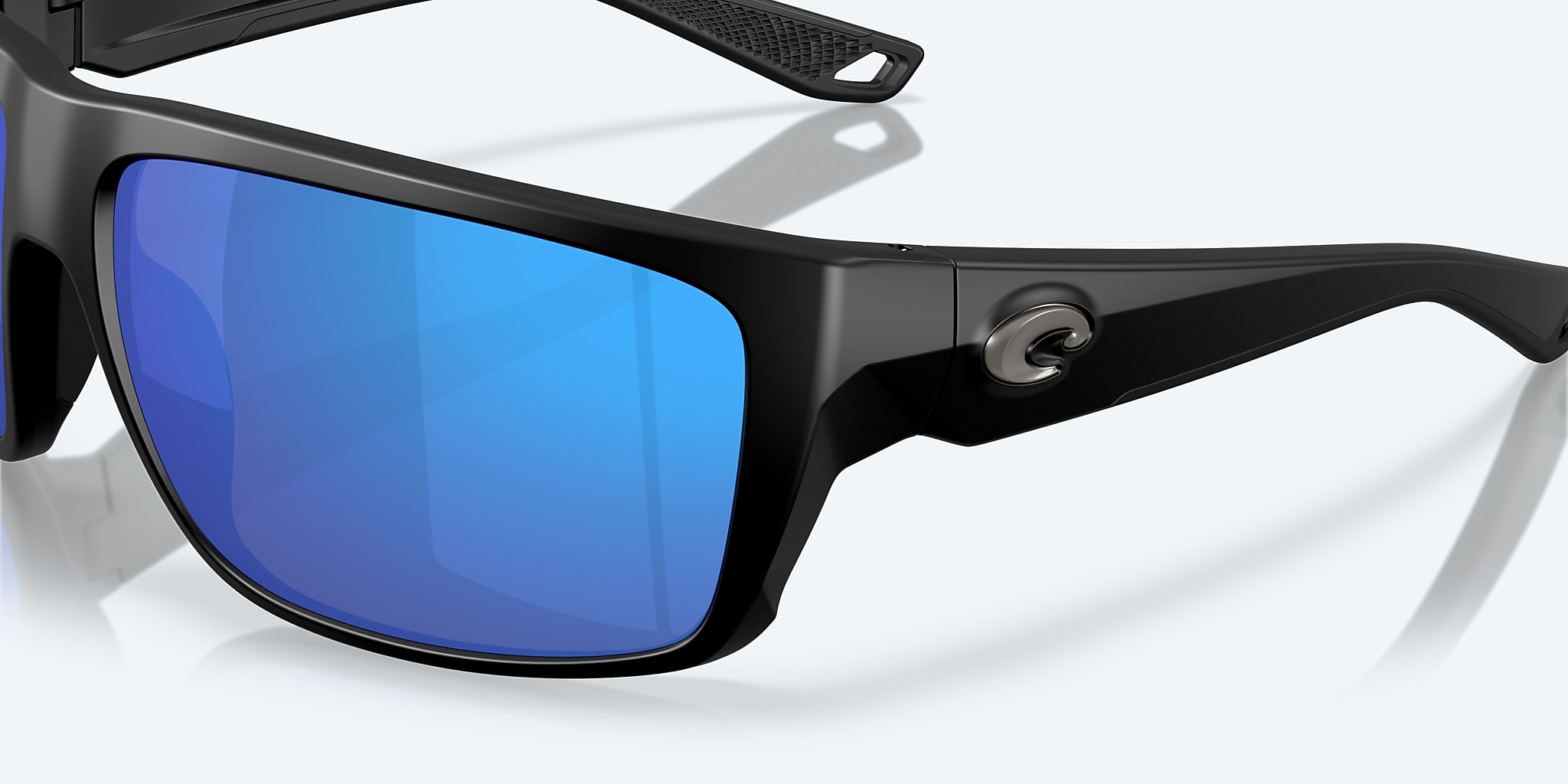 Sunglasses Costa Fly Line L (64-13) with Blue Mirror lens and Matte Black frame Image 6 of 7 Sunglasses Costa Fly Line L (64-13) with Blue Mirror lens and Matte Black frame Image 6 of 7