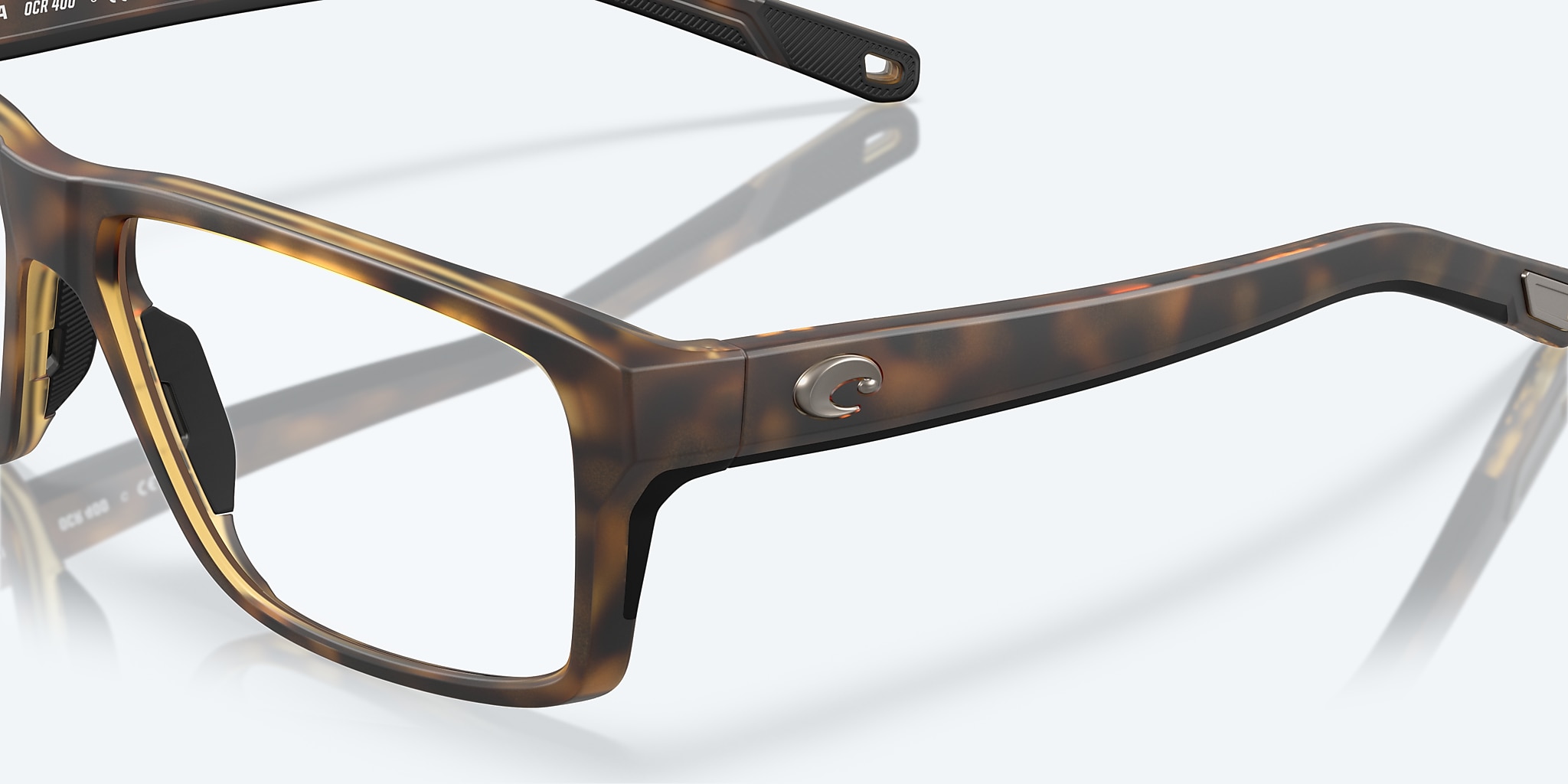 Eyeglasses Costa Ocean Ridge 400 L (57-16) with Demo Lens lens and Matte Tortoise frame Image 6 of 7 Eyeglasses Costa Ocean Ridge 400 L (57-16) with Demo Lens lens and Matte Tortoise frame Image 6 of 7