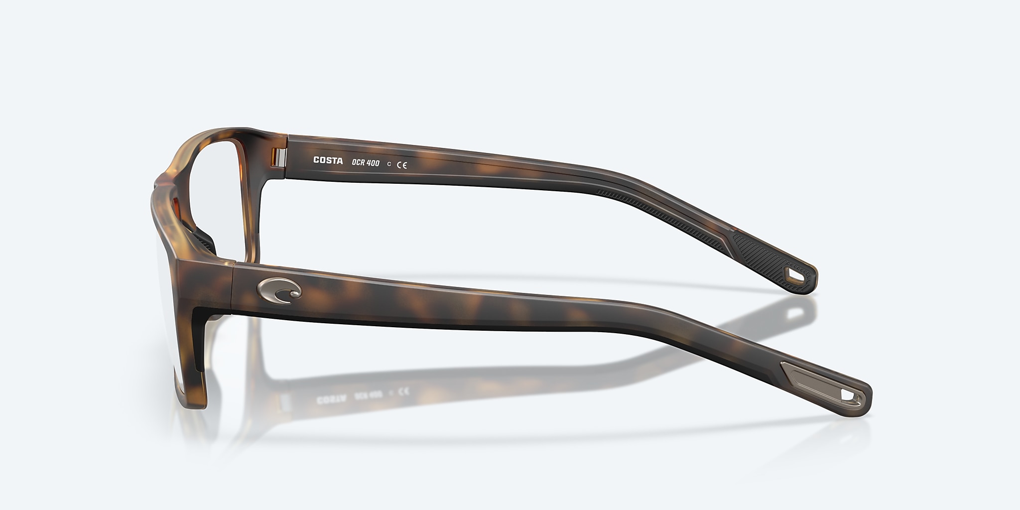 Eyeglasses Costa Ocean Ridge 400 L (57-16) with Demo Lens lens and Matte Tortoise frame Image 3 of 7 Eyeglasses Costa Ocean Ridge 400 L (57-16) with Demo Lens lens and Matte Tortoise frame Image 3 of 7