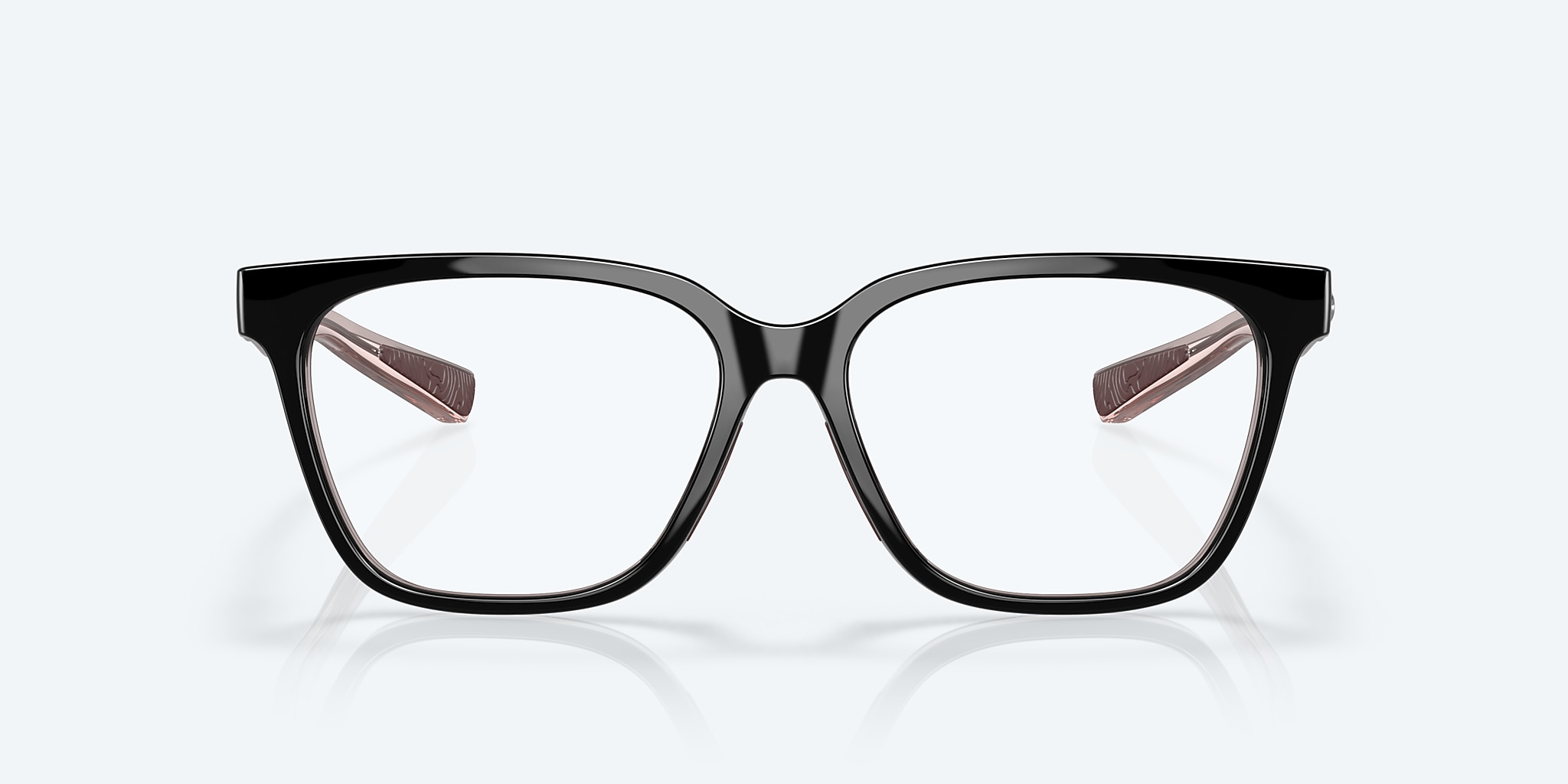 Eyeglasses Costa Ocean Ridge 500 L (55-15) with DEMO LENS lens and Black Smoke Blush Crystal frame Image 2 of 7 Eyeglasses Costa Ocean Ridge 500 L (55-15) with DEMO LENS lens and Black Smoke Blush Crystal frame Image 2 of 7