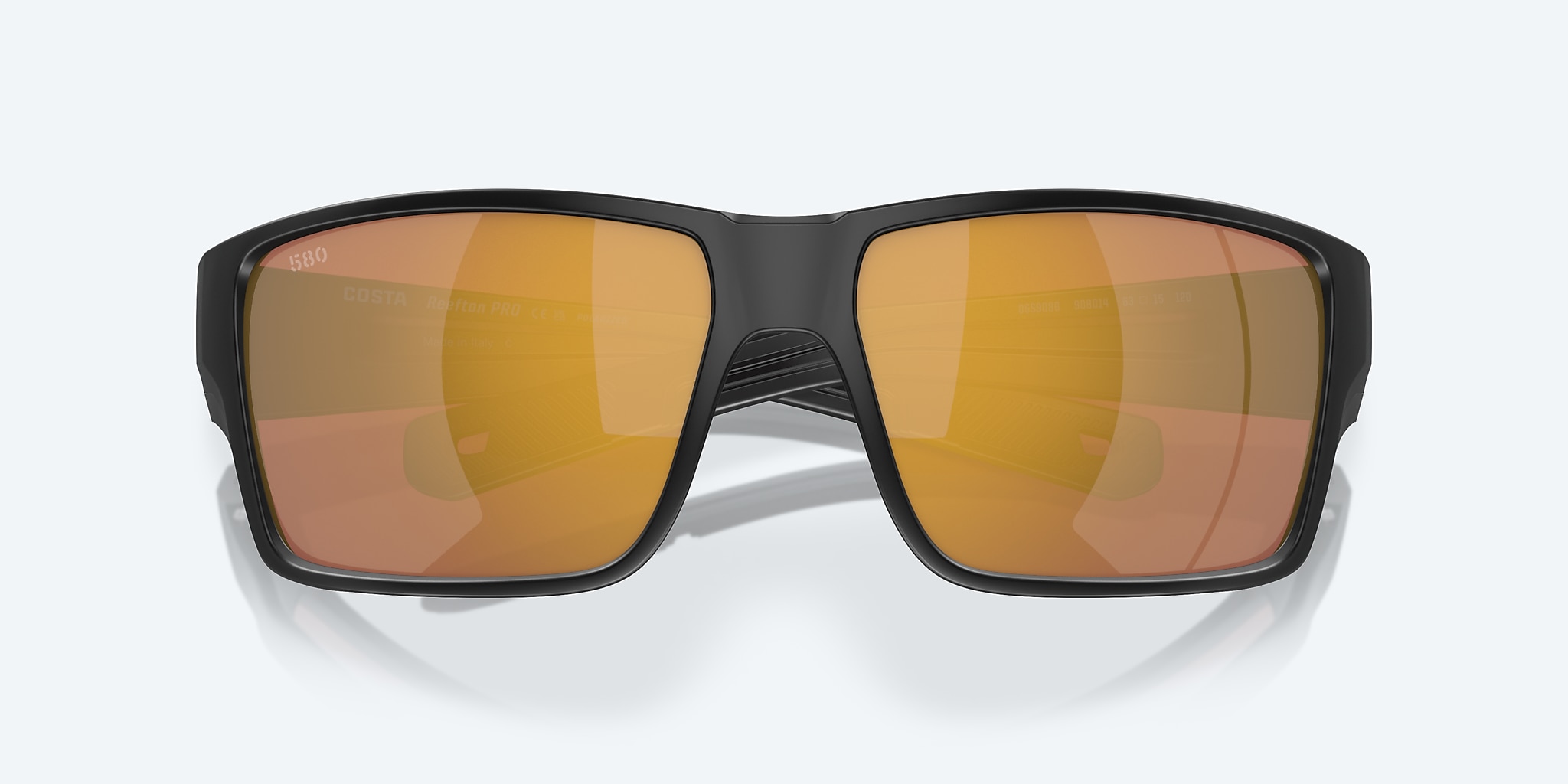 Sunglasses Costa Reefton PRO XL (63-15) with Gold Mirror lens and Matte Black frame Image 5 of 7 Sunglasses Costa Reefton PRO XL (63-15) with Gold Mirror lens and Matte Black frame Image 5 of 7
