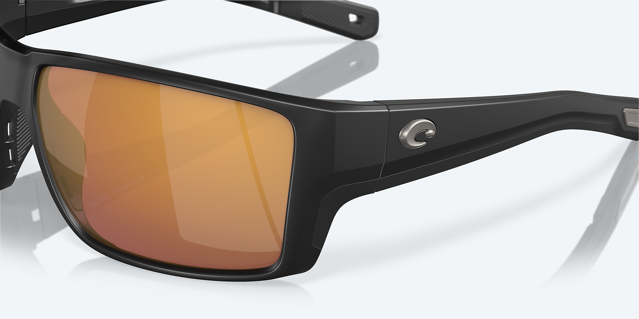 Sunglasses Costa Reefton PRO XL (63-15) with Gold Mirror lens and Matte Black frame Image 6 of 7 Sunglasses Costa Reefton PRO XL (63-15) with Gold Mirror lens and Matte Black frame Image 6 of 7