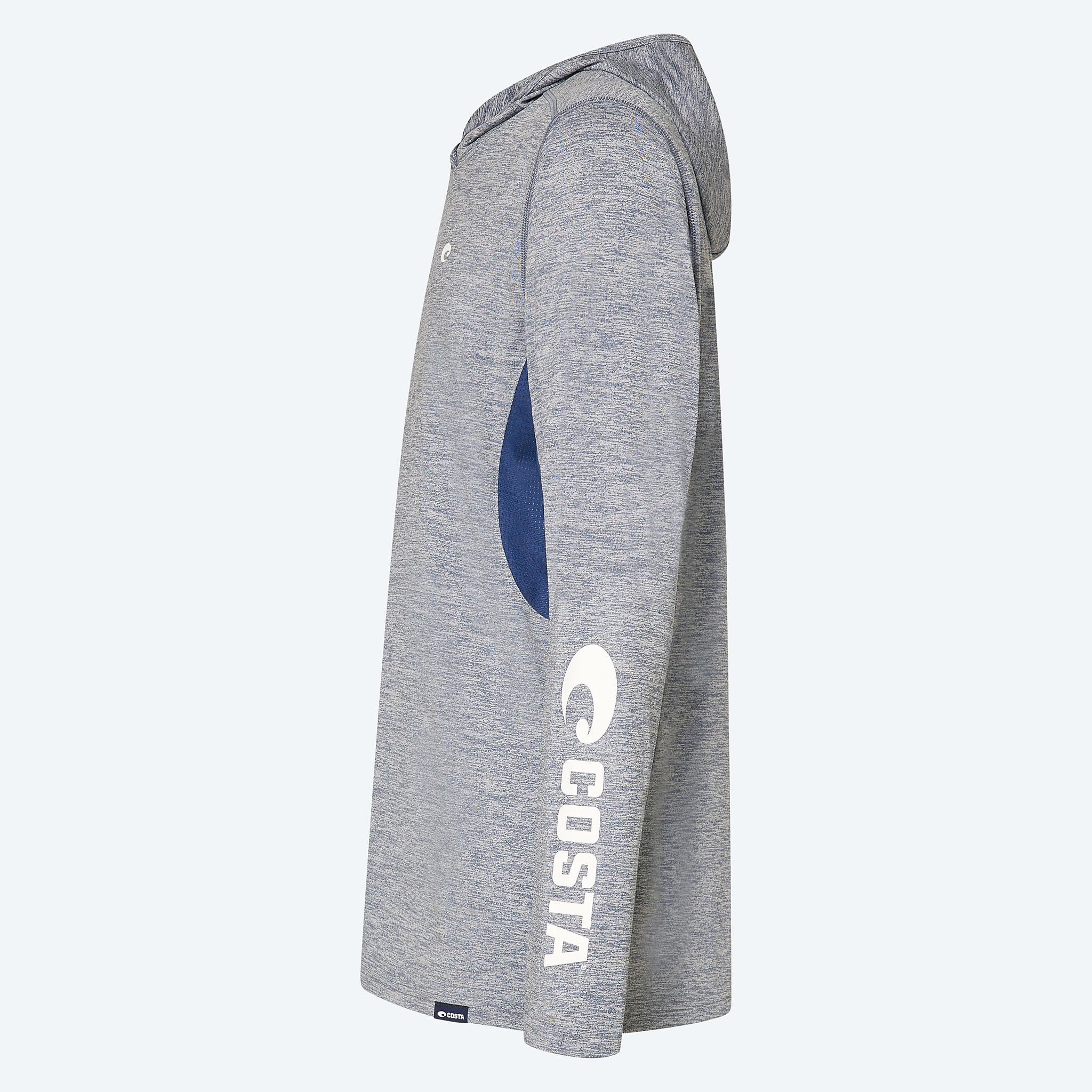 Apparel Navy Blue Heather Costa Voyager Hoody Image 3 of 4 Apparel Navy Blue Heather Costa Voyager Hoody Image 3 of 4