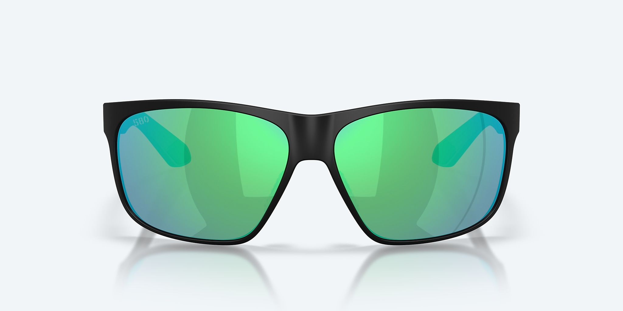 Sunglasses Costa Trades M (60-13) with Green Mirror lens and Matte Black frame Image 2 of 8 Sunglasses Costa Trades M (60-13) with Green Mirror lens and Matte Black frame Image 2 of 8