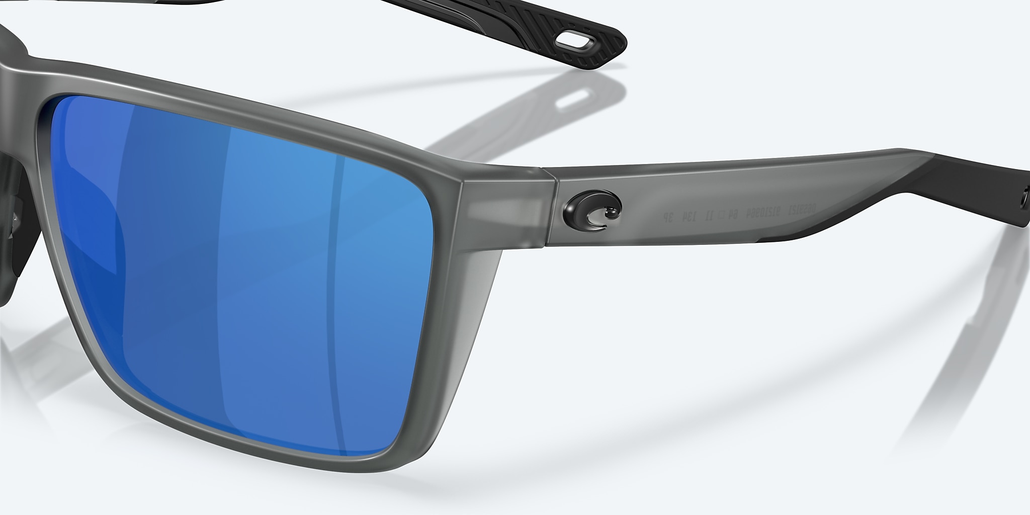 Sunglasses Costa Rincon II XL (64-11) with Blue Mirror lens and Matte Smoke Crystal frame Image 7 of 9 Sunglasses Costa Rincon II XL (64-11) with Blue Mirror lens and Matte Smoke Crystal frame Image 7 of 9