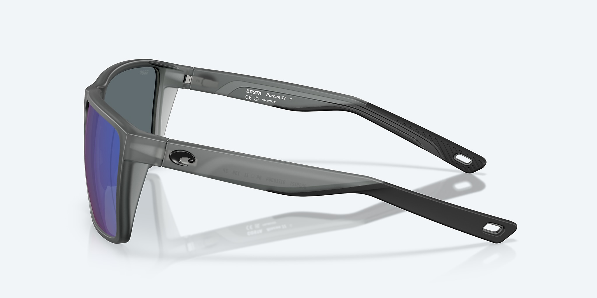 Sunglasses Costa Rincon II XL (64-11) with Blue Mirror lens and Matte Smoke Crystal frame Image 4 of 9 Sunglasses Costa Rincon II XL (64-11) with Blue Mirror lens and Matte Smoke Crystal frame Image 4 of 9