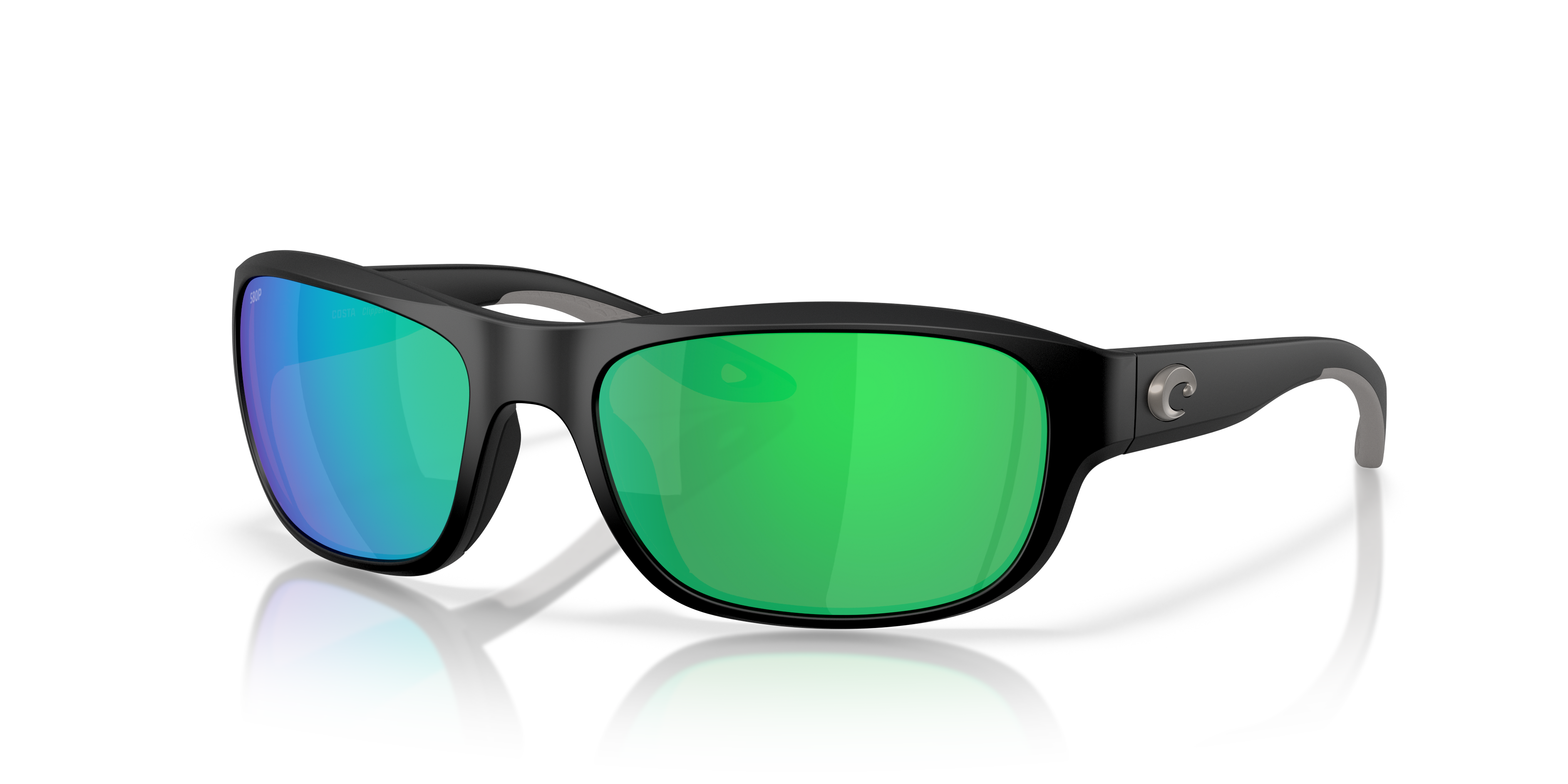 Costa Clipperton M (58-18) with Green Mirror lenses and Matte