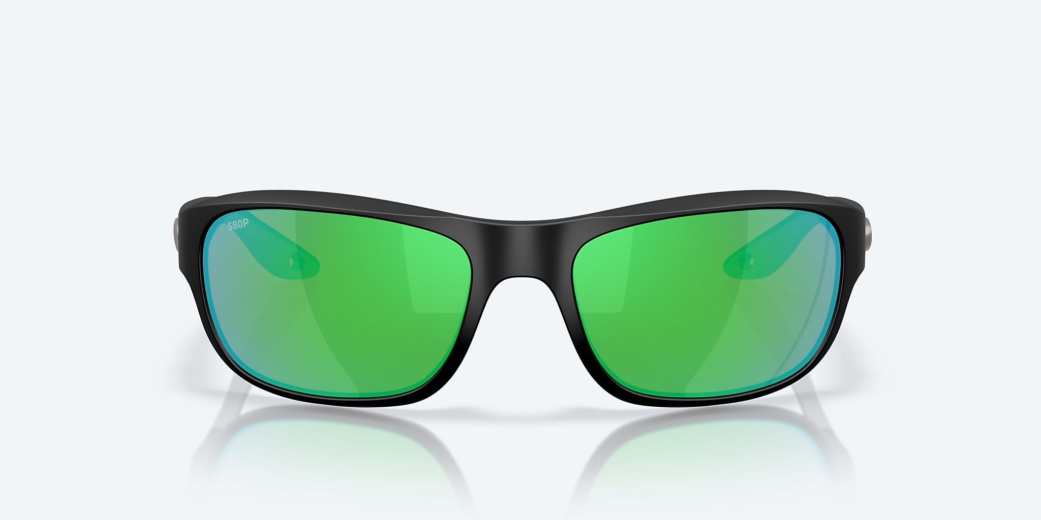 Sunglasses Costa Clipperton M (58-18) with Green Mirror lens and Matte Black frame Image 2 of 7 Sunglasses Costa Clipperton M (58-18) with Green Mirror lens and Matte Black frame Image 2 of 7