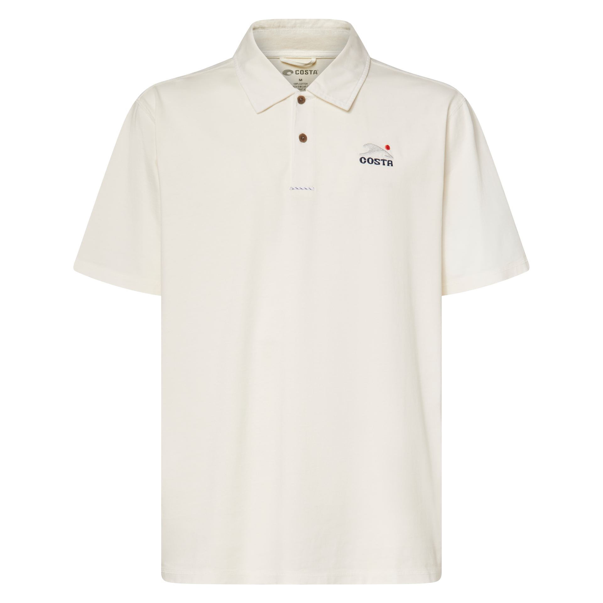 Costa Del Mar Lifestyle Sundown Polo Shirt Mens Sail FQA401340-29T, Small