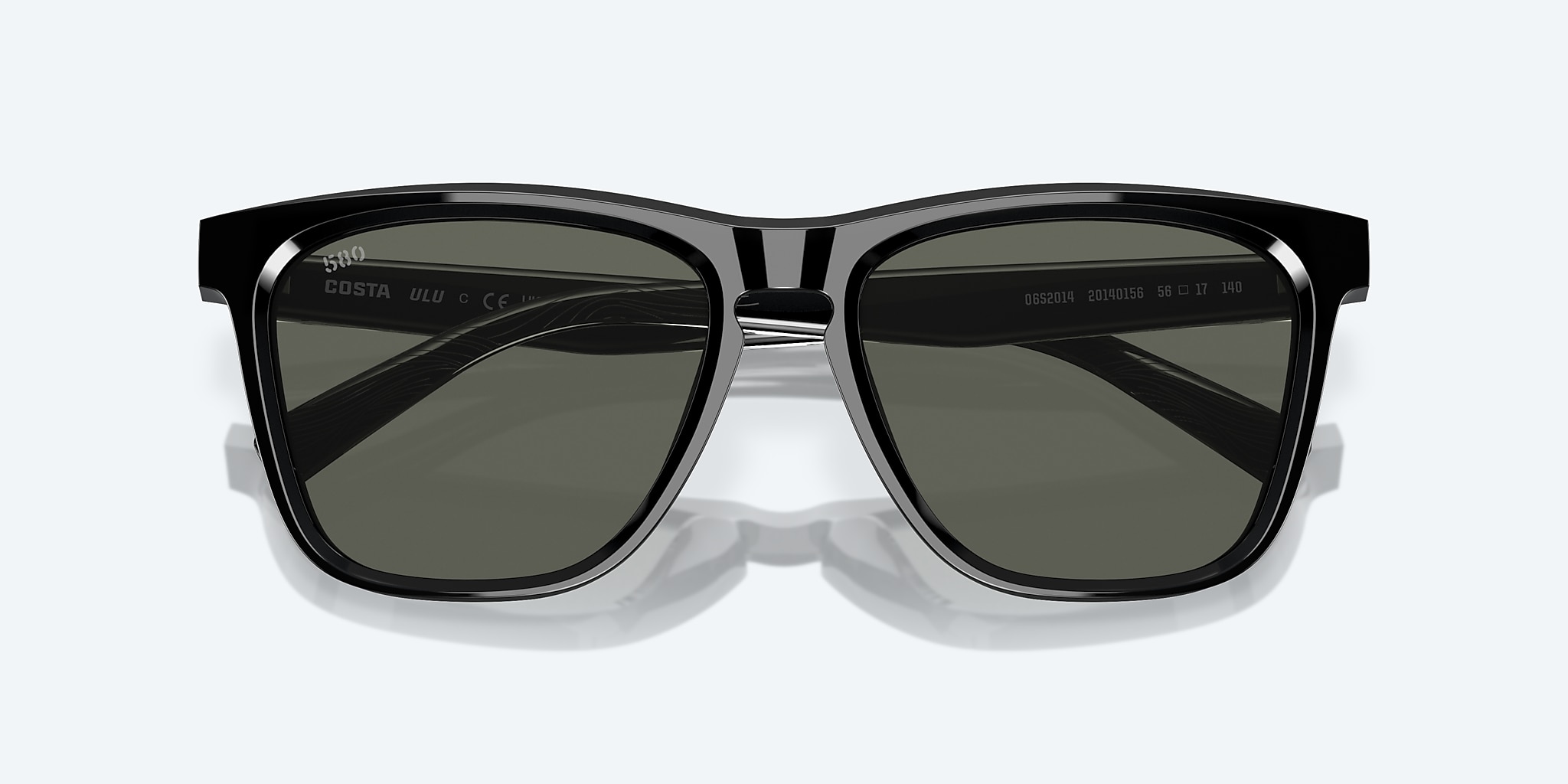 Sunglasses Costa Ulu L (56-17) with Gray lens and Black frame Image 5 of 7 Sunglasses Costa Ulu L (56-17) with Gray lens and Black frame Image 5 of 7
