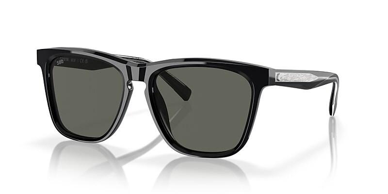 Costa Ulu L (56-17) with Gray lenses and Black frame | Costa Del Mar®
