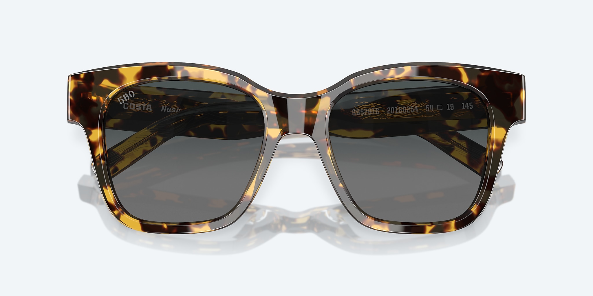 Sunglasses Costa Nusa XL (54-19) with Gray Gradient lens and Tortoise frame Image 5 of 7 Sunglasses Costa Nusa XL (54-19) with Gray Gradient lens and Tortoise frame Image 5 of 7