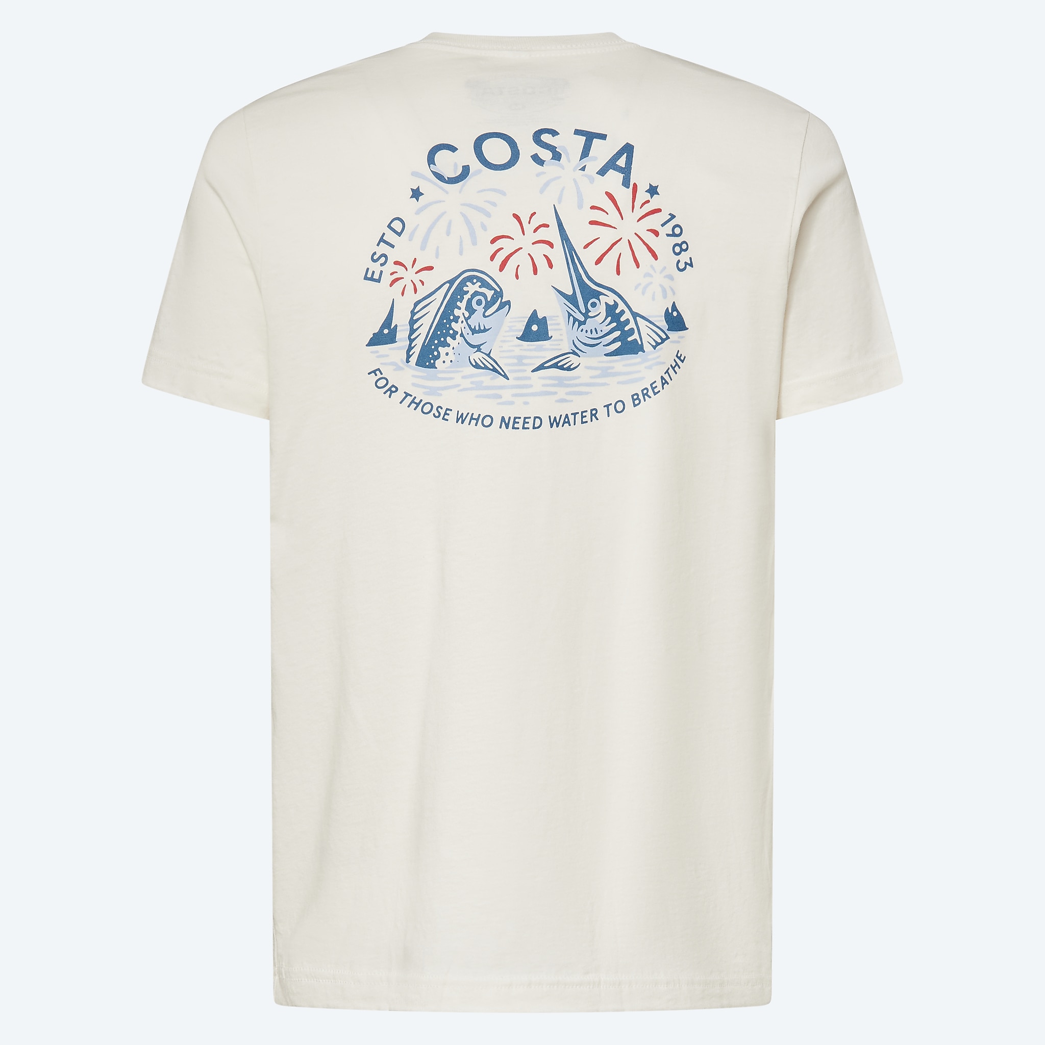 Apparel Blanc rétro Costa Firework Friends Image 1 de 2