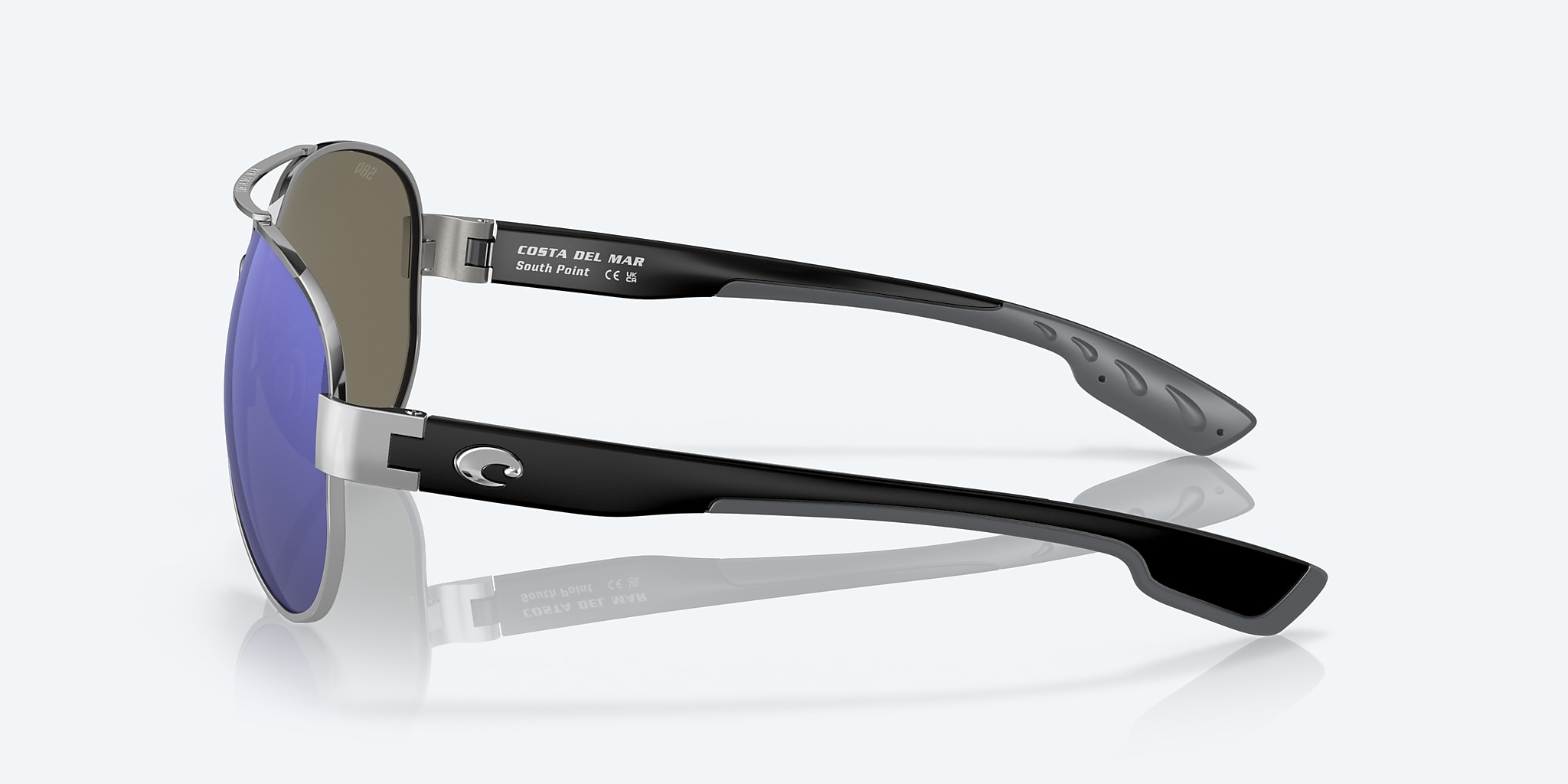 Sunglasses Costa South Point L (59-14) with Blue Mirror lens and Palladium frame Image 3 of 7 Sunglasses Costa South Point L (59-14) with Blue Mirror lens and Palladium frame Image 3 of 7