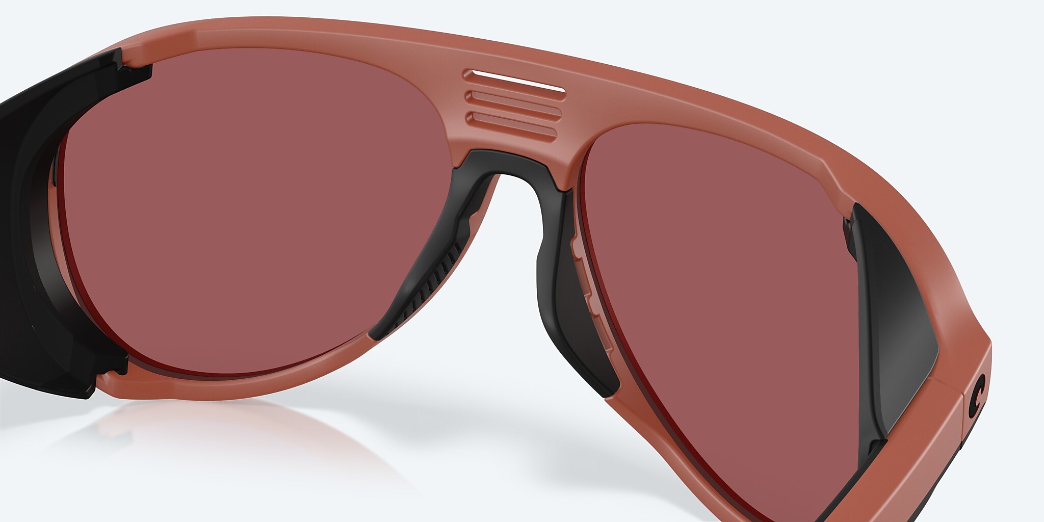 Sunglasses Costa Grand Catalina XL (59-15) with Gold Mirror lens and Matte Terra Cotta frame Image 7 of 8