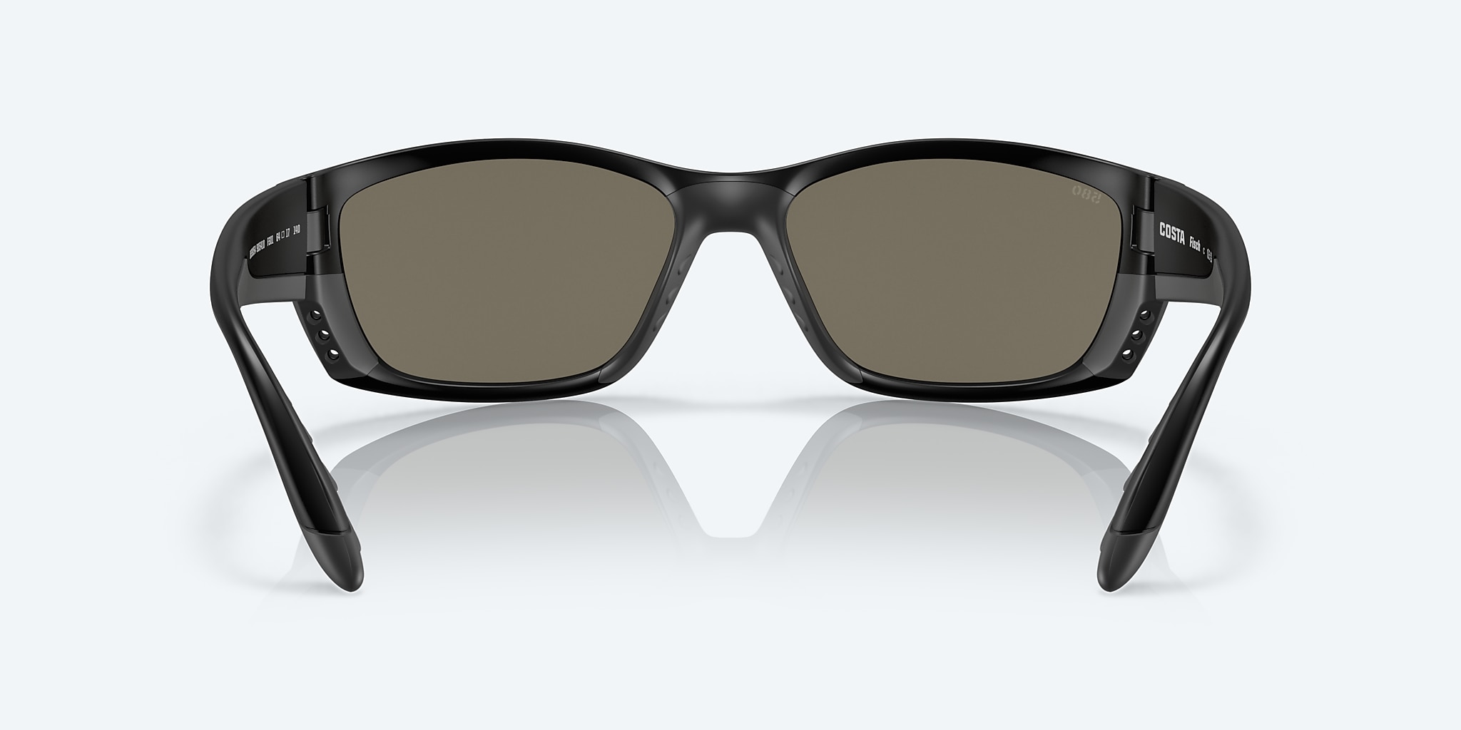 Sunglasses Costa Fisch XL (64-17) with Blue Mirror lens and Blackout frame Image 4 of 7 Sunglasses Costa Fisch XL (64-17) with Blue Mirror lens and Blackout frame Image 4 of 7