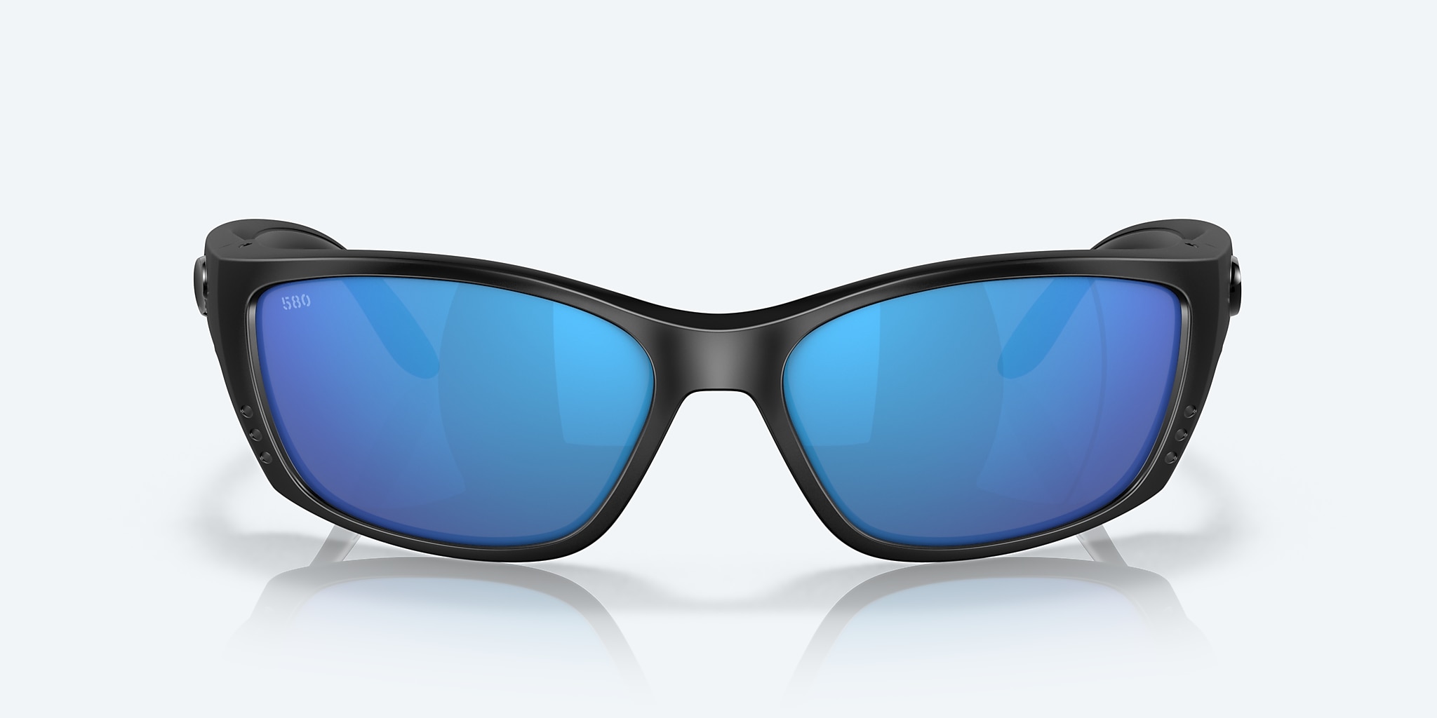 Sunglasses Costa Fisch XL (64-17) with Blue Mirror lens and Blackout frame Image 2 of 7 Sunglasses Costa Fisch XL (64-17) with Blue Mirror lens and Blackout frame Image 2 of 7