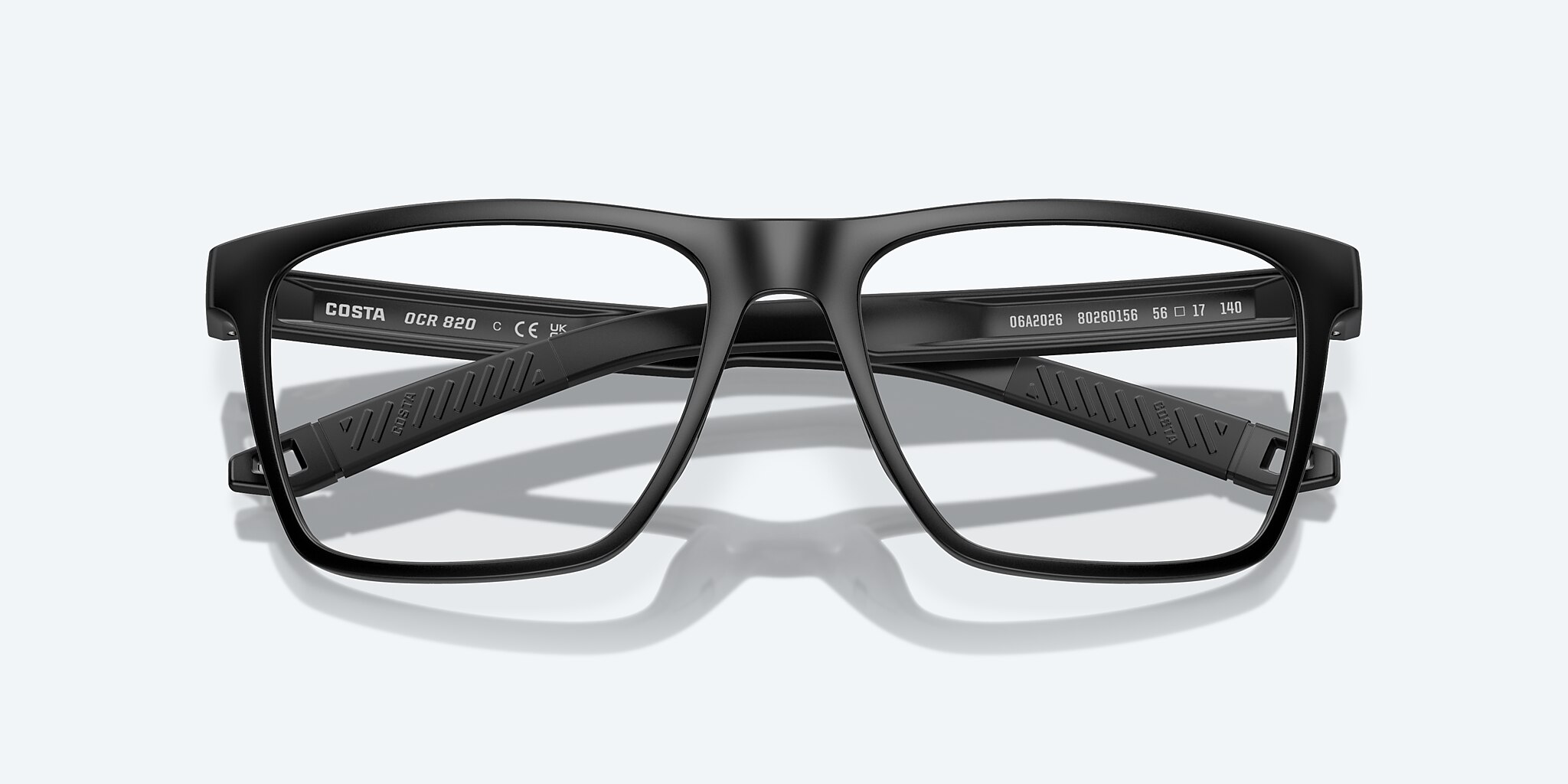 Lentes de Vista Costa Ocean Ridge 820 L (54-17) con Micas de Demostración lente y Negro Mate montura Imagen 5 de 7