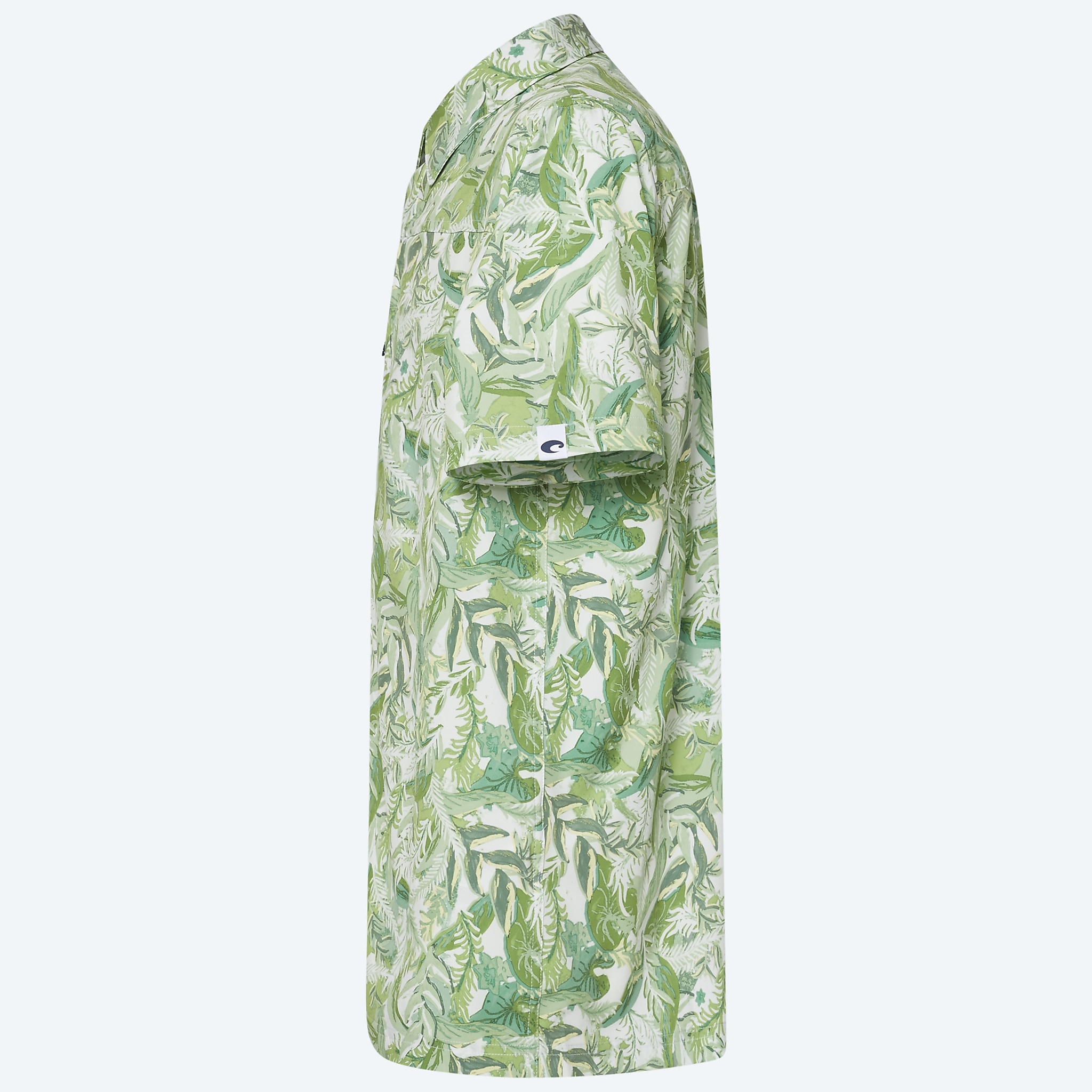Tropical Print Hybrid Tech Button Down