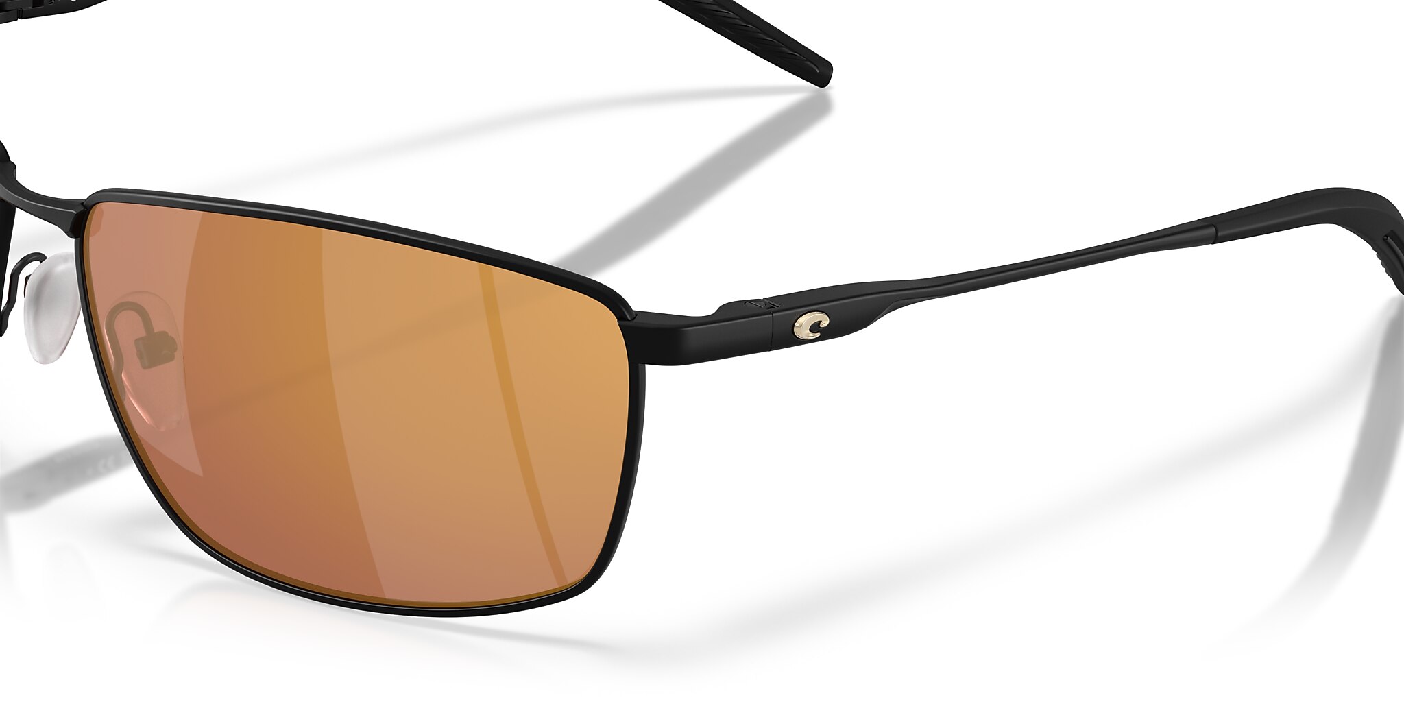 Costa Turret L (63-15) with Gold Mirror lenses and Satin Black