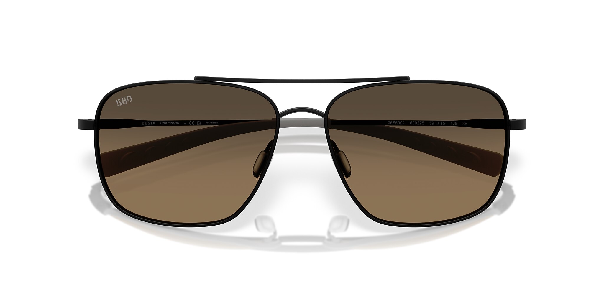 Costa Canaveral XL (59-15) with Copper lenses and Satin Black