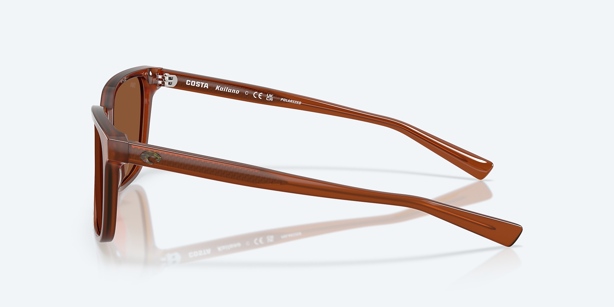 Sunglasses Costa Kailano S (53-17) with Copper lens and Redsands frame Image 3 of 8 Sunglasses Costa Kailano S (53-17) with Copper lens and Redsands frame Image 3 of 8