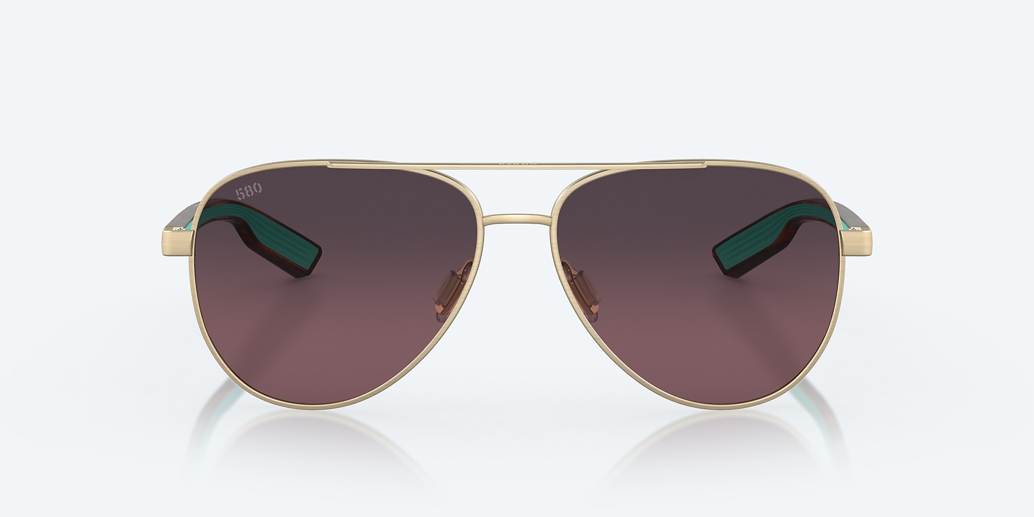Sunglasses Costa Peli L (57-14) with Rose Gradient lens and Brushed Gold frame Image 2 of 8 Sunglasses Costa Peli L (57-14) with Rose Gradient lens and Brushed Gold frame Image 2 of 8