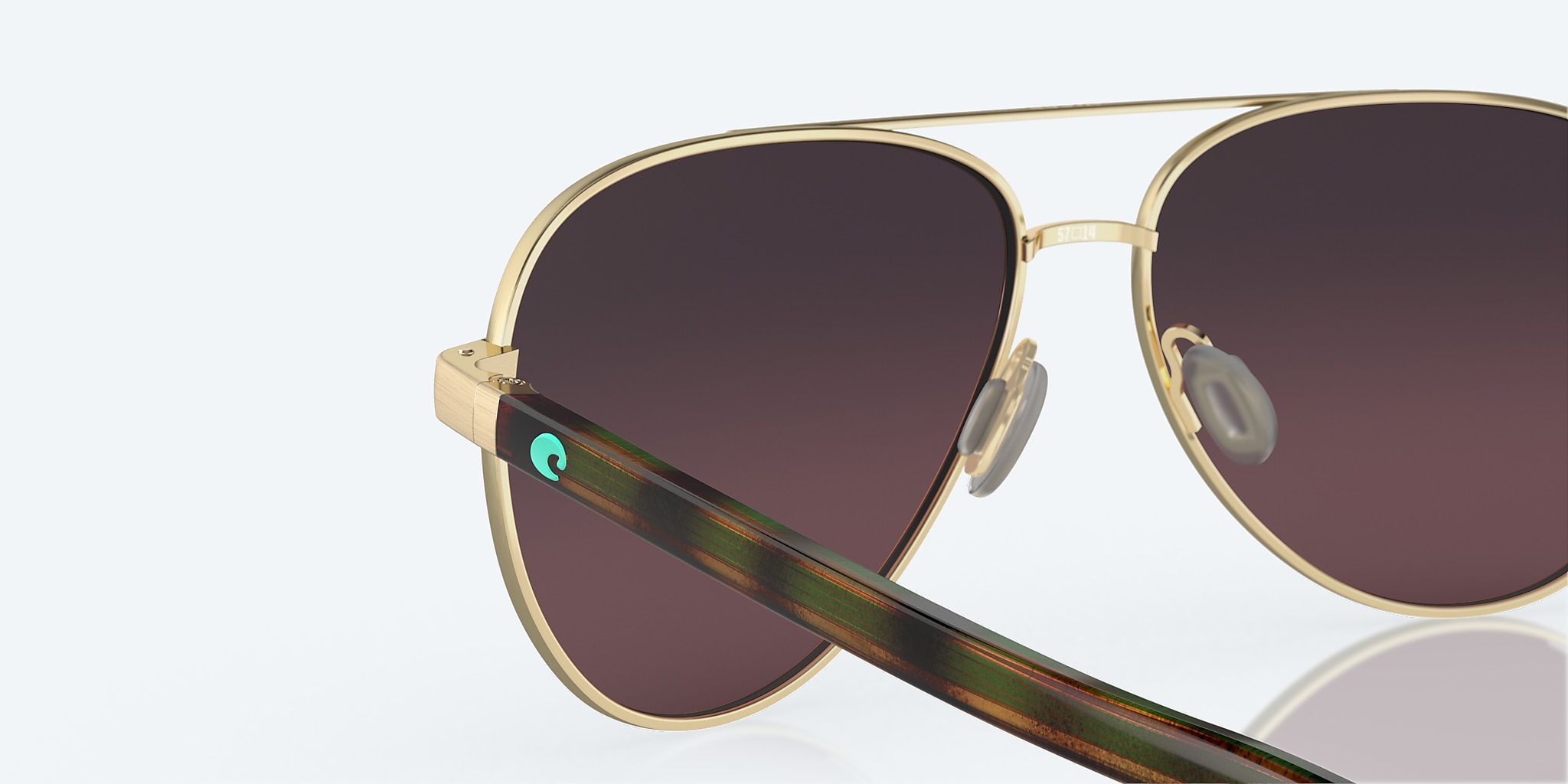 Sunglasses Costa Peli L (57-14) with Rose Gradient lens and Brushed Gold frame Image 8 of 8 Sunglasses Costa Peli L (57-14) with Rose Gradient lens and Brushed Gold frame Image 8 of 8