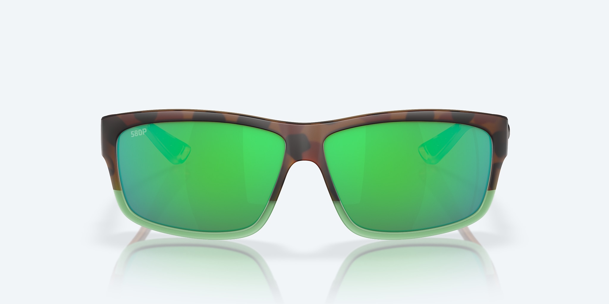 Sunglasses Costa Cut L (60-10) with Green Mirror lens and Matte Tortuga Fade frame Image 2 of 7 Sunglasses Costa Cut L (60-10) with Green Mirror lens and Matte Tortuga Fade frame Image 2 of 7