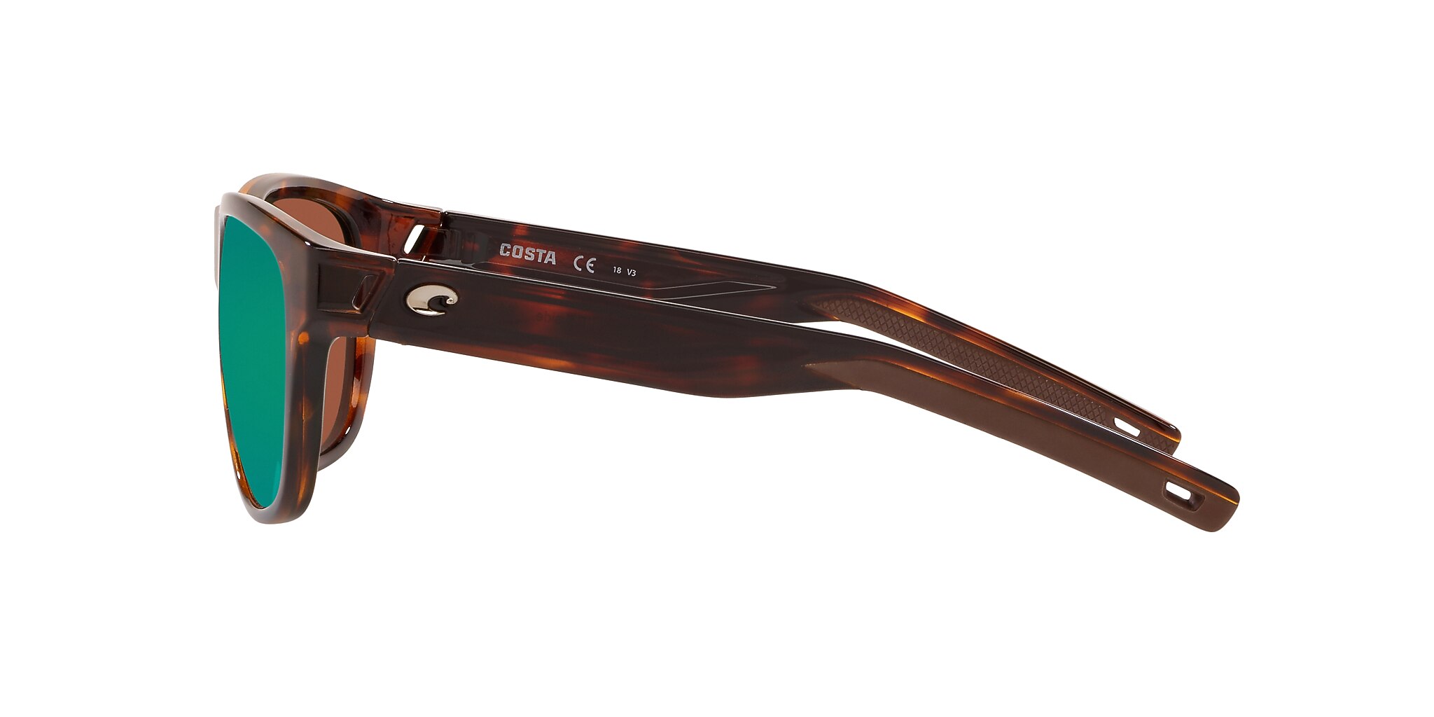 Costa Bayside S (56-16) with Green Mirror lenses and Shiny