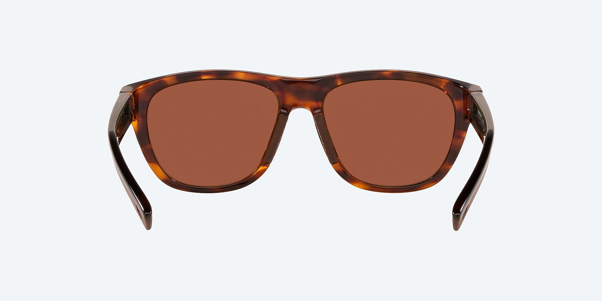 Lunettes de soleil Costa Bayside S (56-16) avec Effet miroir Vert verre et Écaille de tortue brillante monture Image 4 de 4