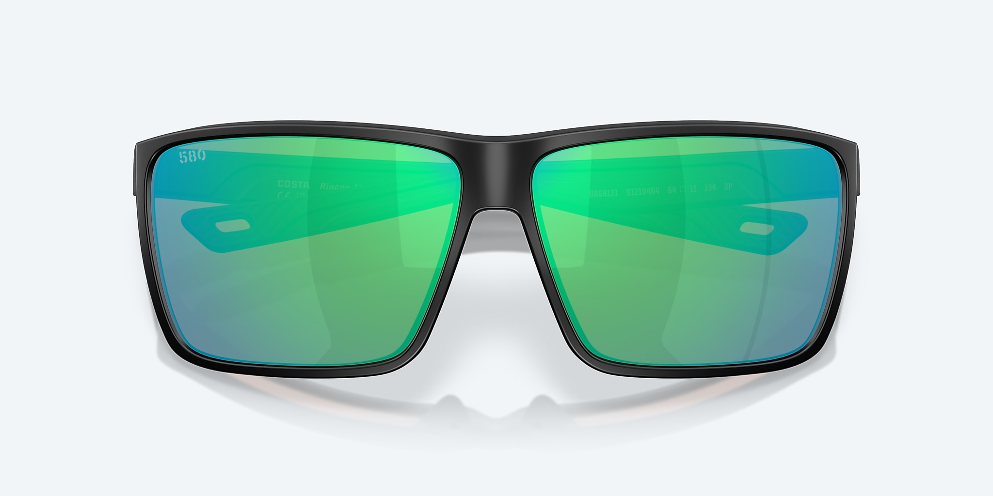 Sunglasses Costa Rincon II XL (64-11) with Green Mirror lens and Matte Black frame Image 5 of 8 Sunglasses Costa Rincon II XL (64-11) with Green Mirror lens and Matte Black frame Image 5 of 8
