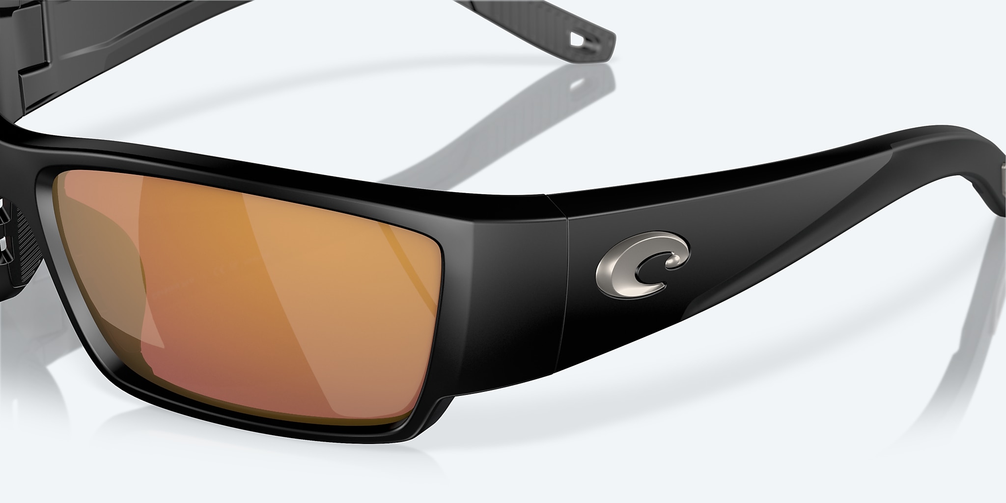 Sunglasses Costa Corbina PRO XL (61-18) with Gold Mirror lens and Matte Black frame Image 6 of 7 Sunglasses Costa Corbina PRO XL (61-18) with Gold Mirror lens and Matte Black frame Image 6 of 7