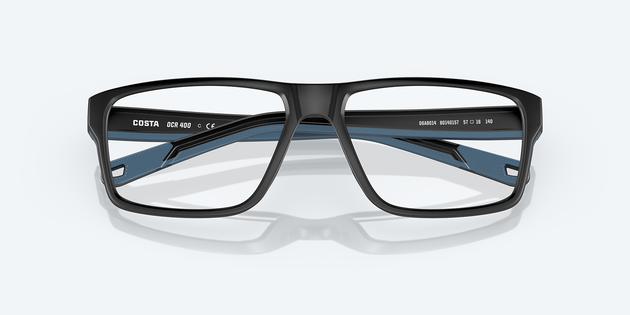 Eyeglasses Costa Ocean Ridge 400 XL (59-16) with DEMO LENS lens and Black frame Image 5 of 7 Eyeglasses Costa Ocean Ridge 400 XL (59-16) with DEMO LENS lens and Black frame Image 5 of 7