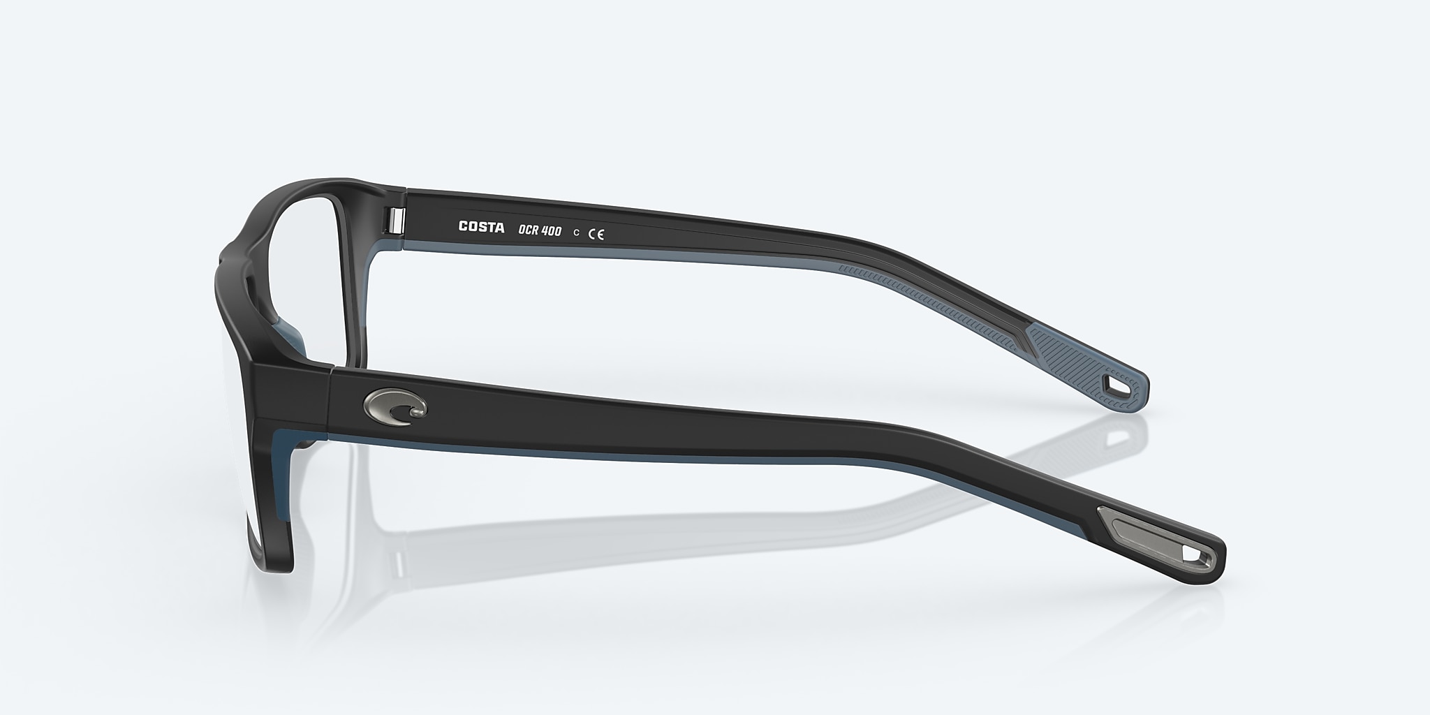 Eyeglasses Costa Ocean Ridge 400 XL (59-16) with DEMO LENS lens and Black frame Image 3 of 7 Eyeglasses Costa Ocean Ridge 400 XL (59-16) with DEMO LENS lens and Black frame Image 3 of 7